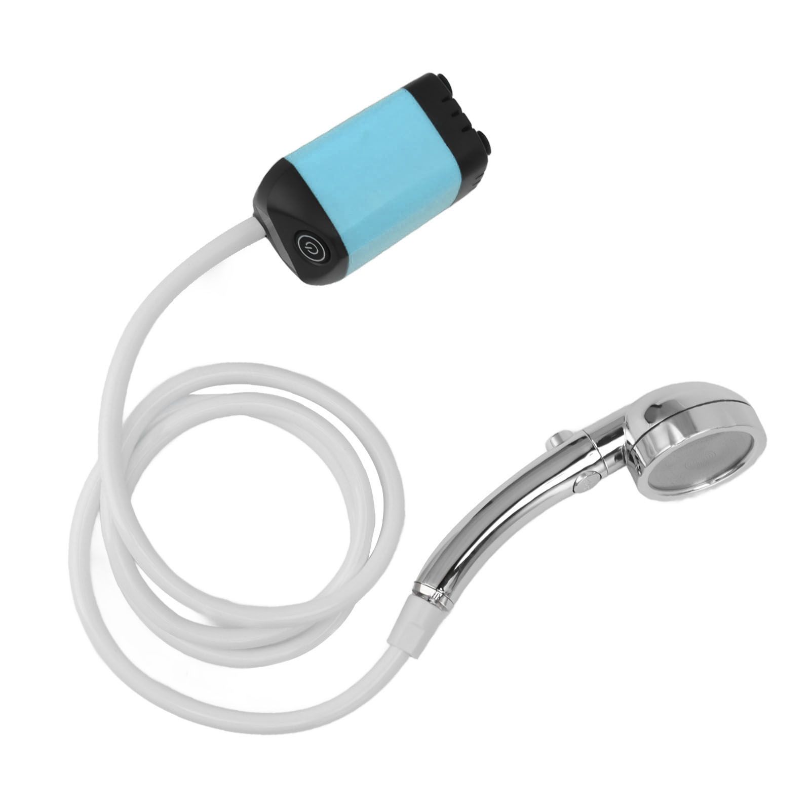 Portable Shower Camping Shower 3 Gears Adjustable Outdoor Camp Shower Pump Electric Rechargeable Portable Camping Shower Blue - Image 8