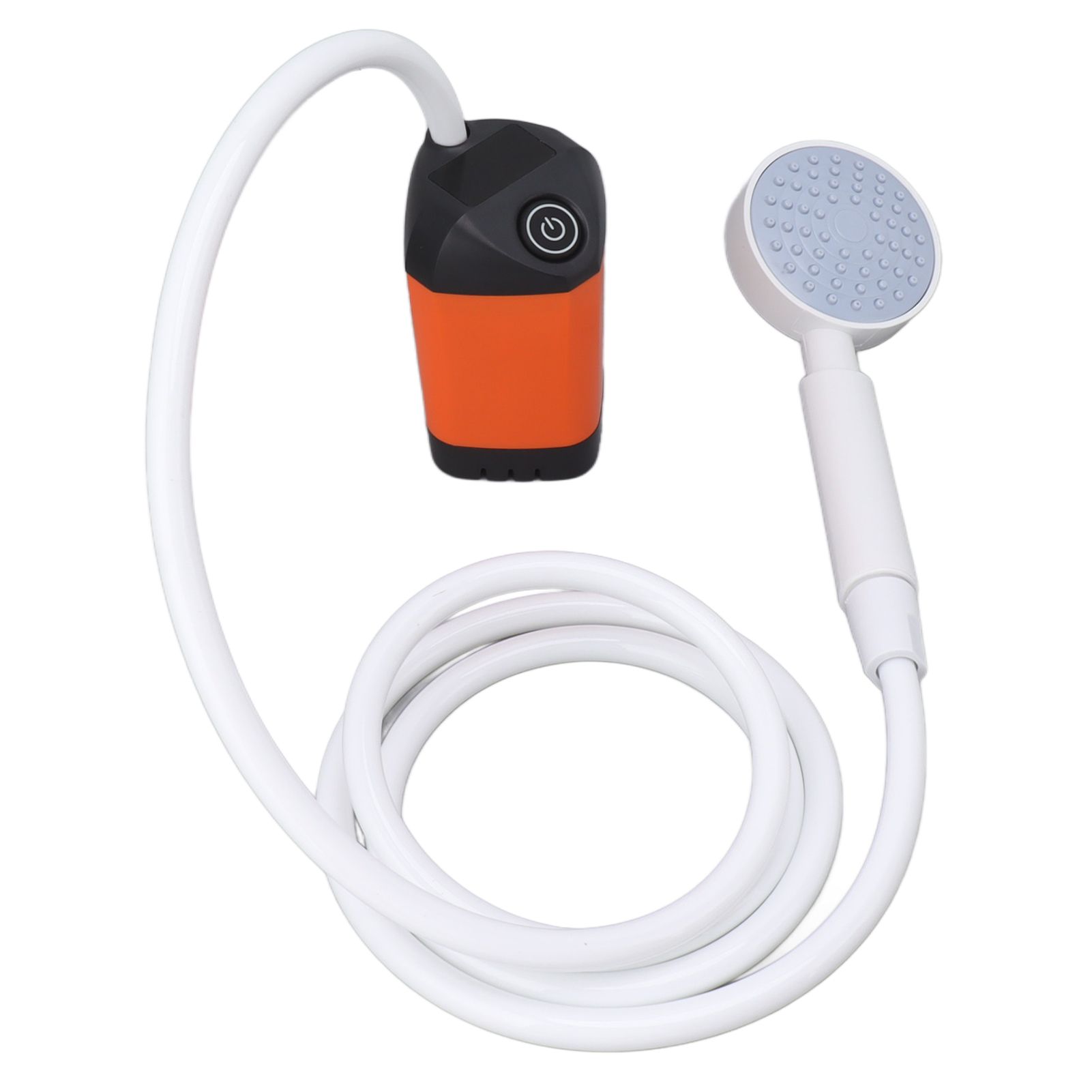 Electric Outdoor Camping Shower 10W 4800MAH 5V 2A Electric Pressure Outdoor Shower for Surfing Diving Orange - Image 5