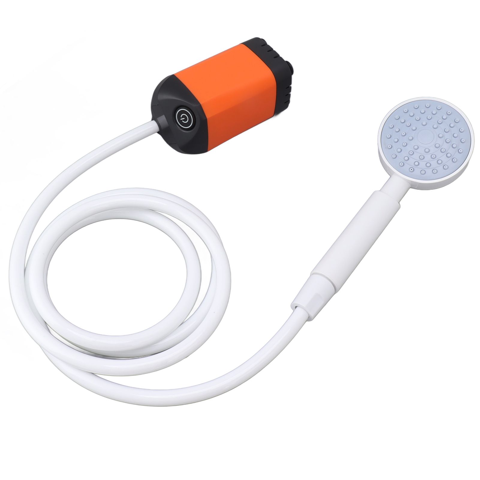 Electric Outdoor Camping Shower 10W 4800MAH 5V 2A Electric Pressure Outdoor Shower for Surfing Diving Orange - Image 6