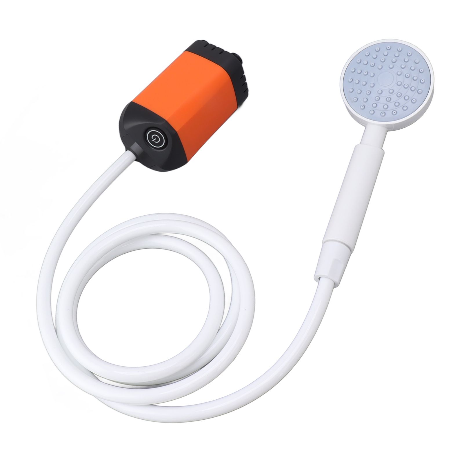 Electric Outdoor Camping Shower 10W 4800MAH 5V 2A Electric Pressure Outdoor Shower for Surfing Diving Orange - Image 8