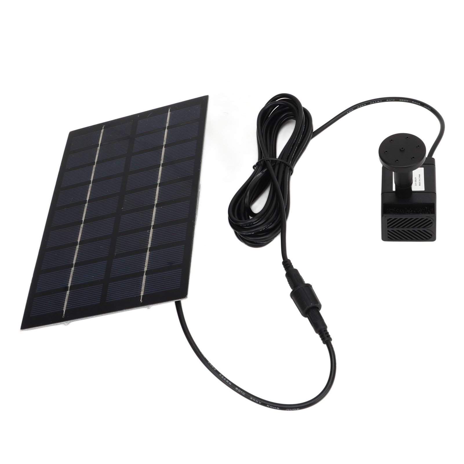 Solar Water Pump Kit 9V 1.8W Easy Mounting Anti Clogging Mesh Solar Pond Pump with Nozzles for Garden Pool Decoration - Image 3