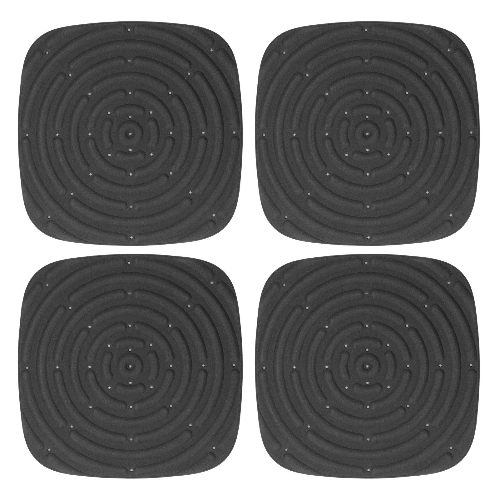 4pcs Chicken Nest Mat Washable Chicken Nesting Pads Nesting Box Pads for Laying Eggs Black - Image 1