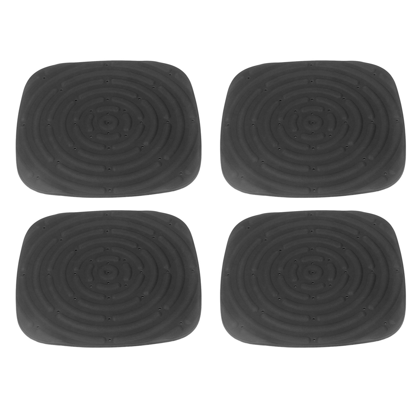 4pcs Chicken Nest Mat Washable Chicken Nesting Pads Nesting Box Pads for Laying Eggs Black - Image 2