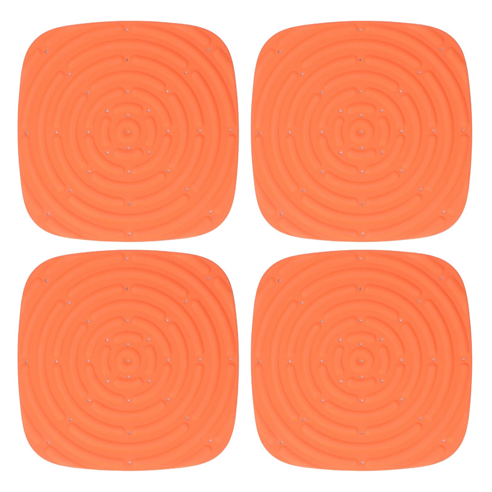 4pcs Chicken Nest Mat Washable Chicken Nesting Pads Nesting Box Pads for Laying Eggs Orange - Image 1