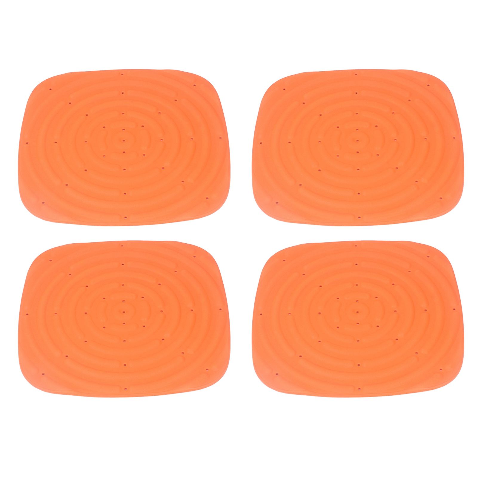 4pcs Chicken Nest Mat Washable Chicken Nesting Pads Nesting Box Pads for Laying Eggs Orange - Image 2