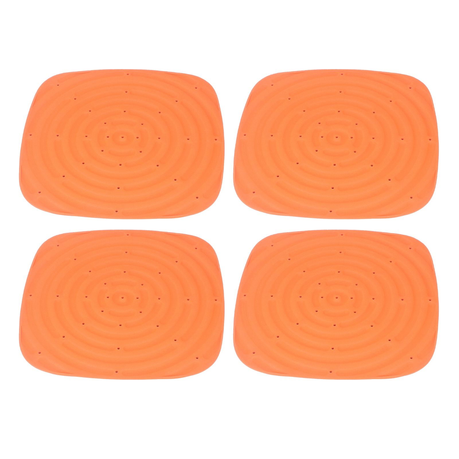 4pcs Chicken Nest Mat Washable Chicken Nesting Pads Nesting Box Pads for Laying Eggs Orange - Image 3