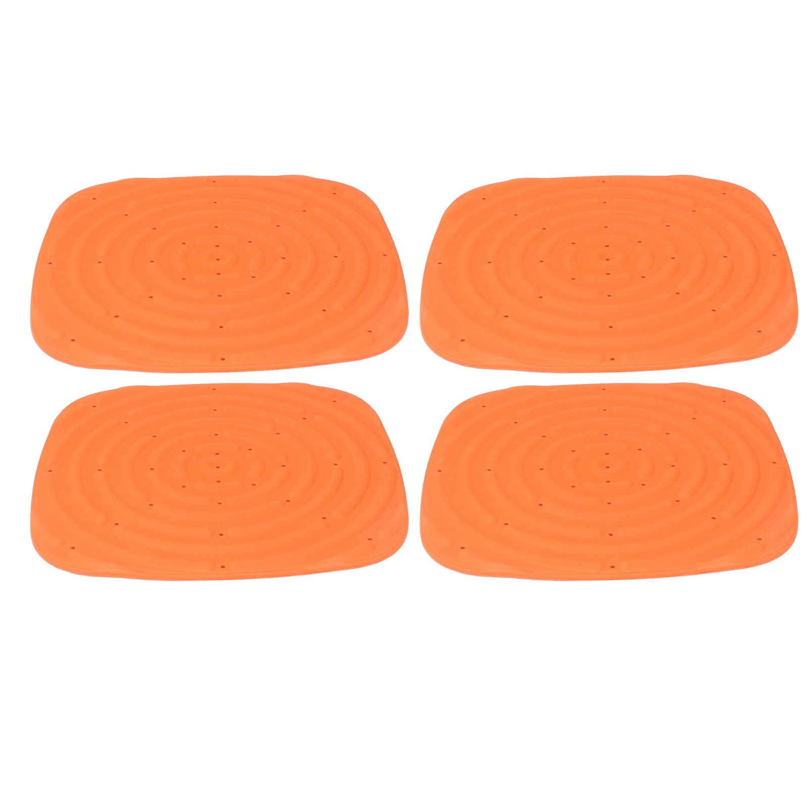 4pcs Chicken Nest Mat Washable Chicken Nesting Pads Nesting Box Pads for Laying Eggs Orange - Image 4