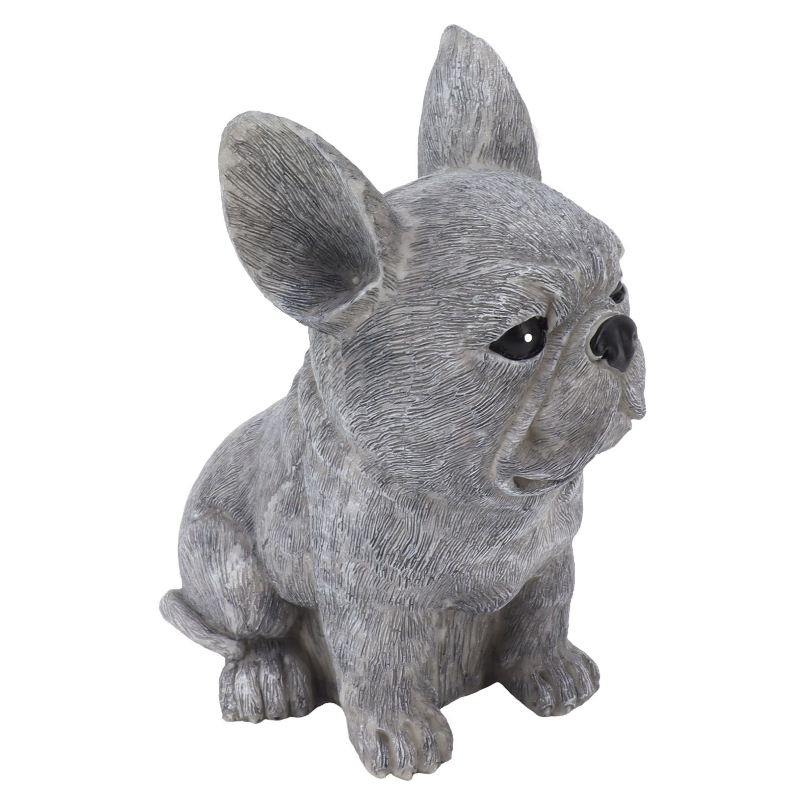 Dog Garden Statues DIY Lifelike Prevent Cracking Resin Dog Statues Home Decor for Courtyard Lawn Sitting Dog - Image 3
