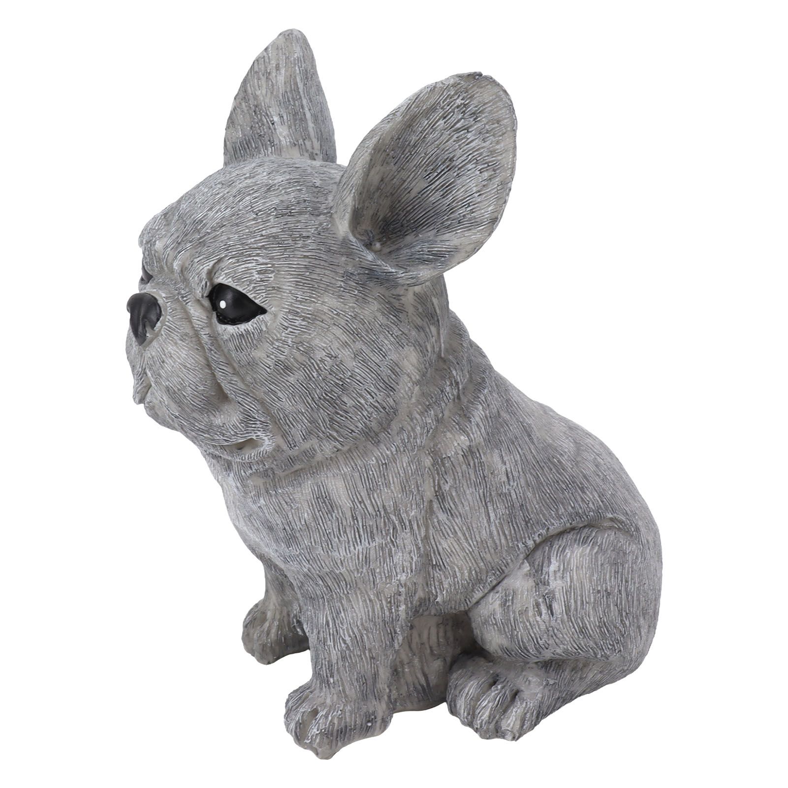 Dog Garden Statues DIY Lifelike Prevent Cracking Resin Dog Statues Home Decor for Courtyard Lawn Sitting Dog - Image 6