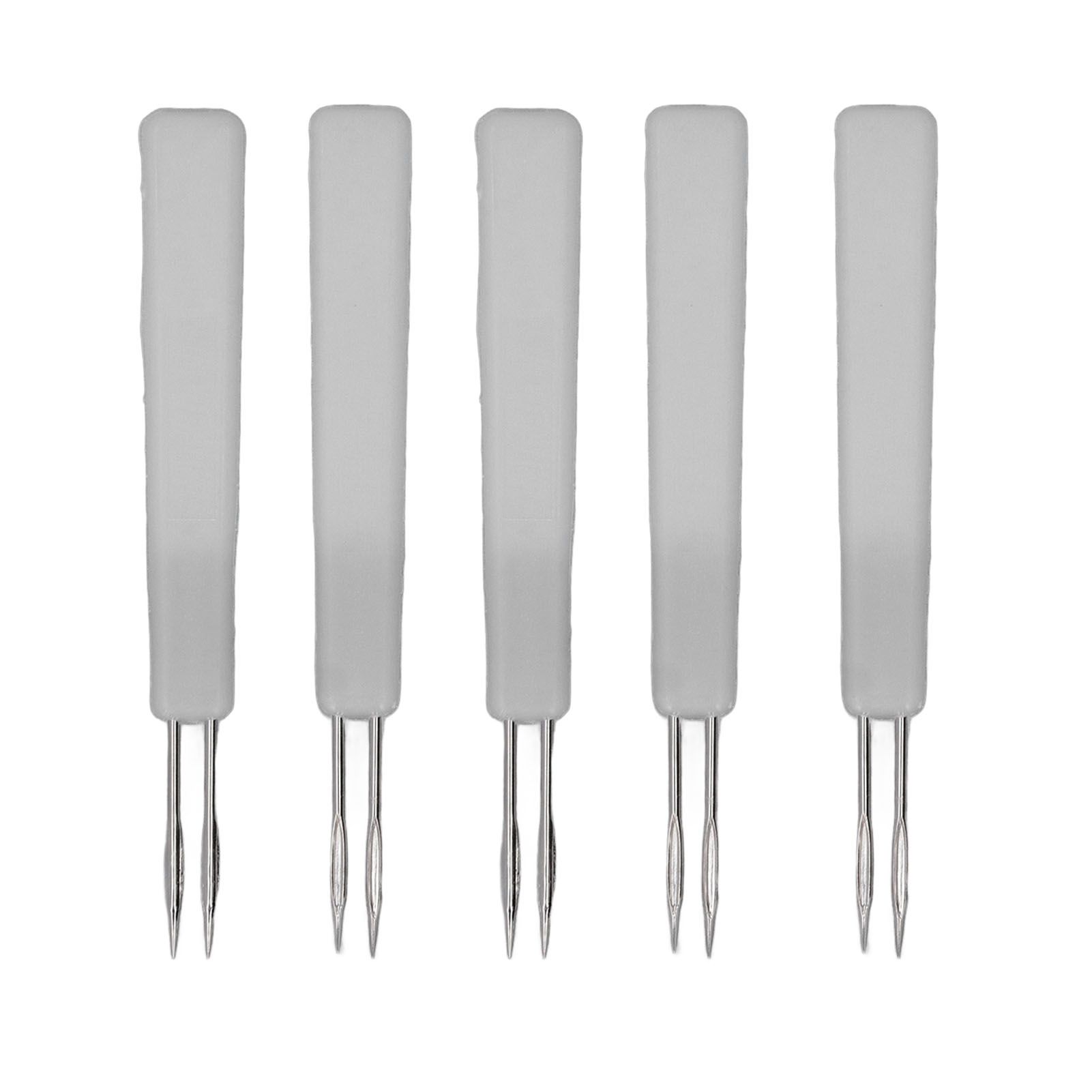 50Pcs Chicken Poultry Double Needle Thorn Pox Needle Chicken Vaccination Needle Poultry Breeding Equipment White - Image 6