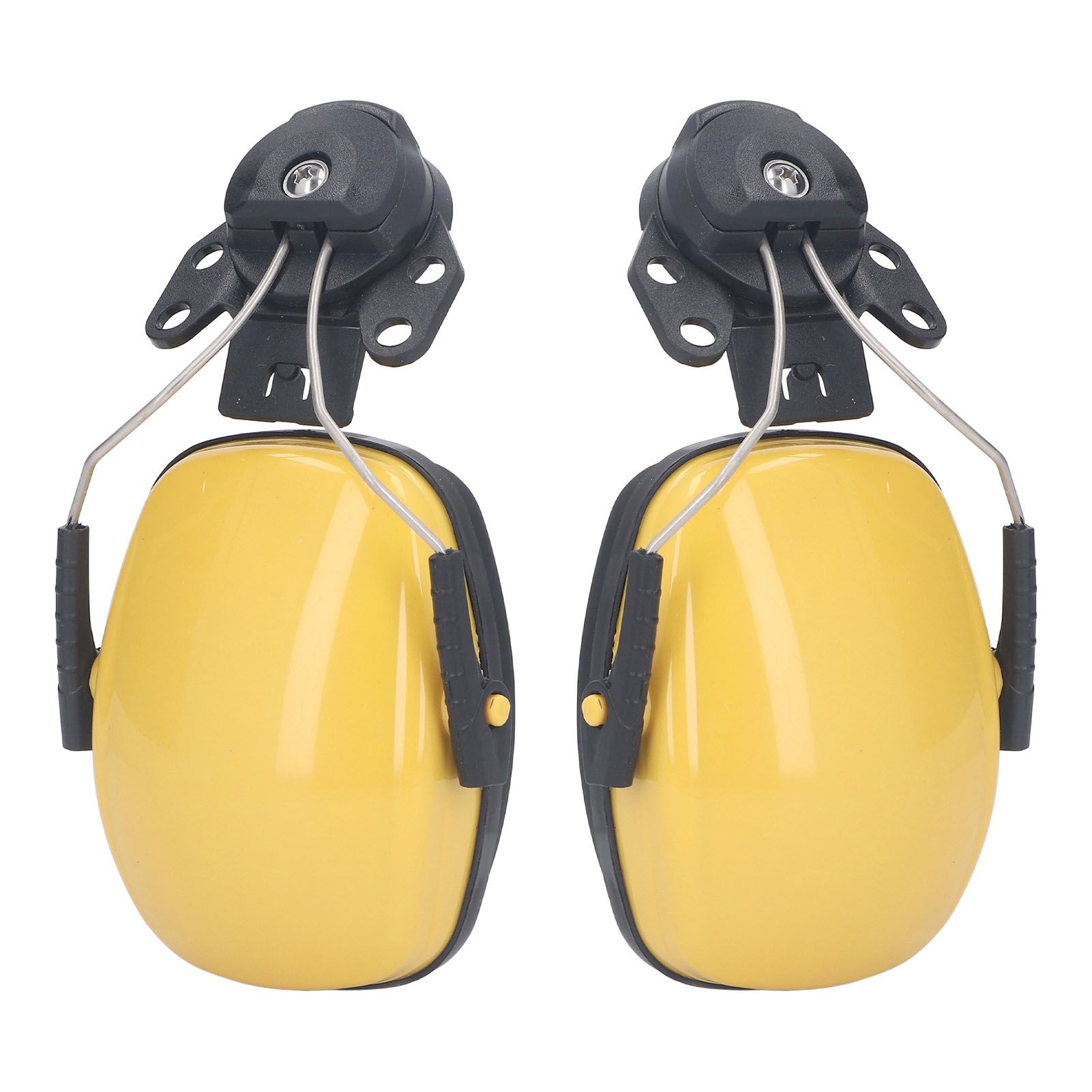1 Pair Safety Helmet Ear Muff Noise Reduction Helmet Hard Hat Hearing Protection Earmuff for Construction Site - Image 1