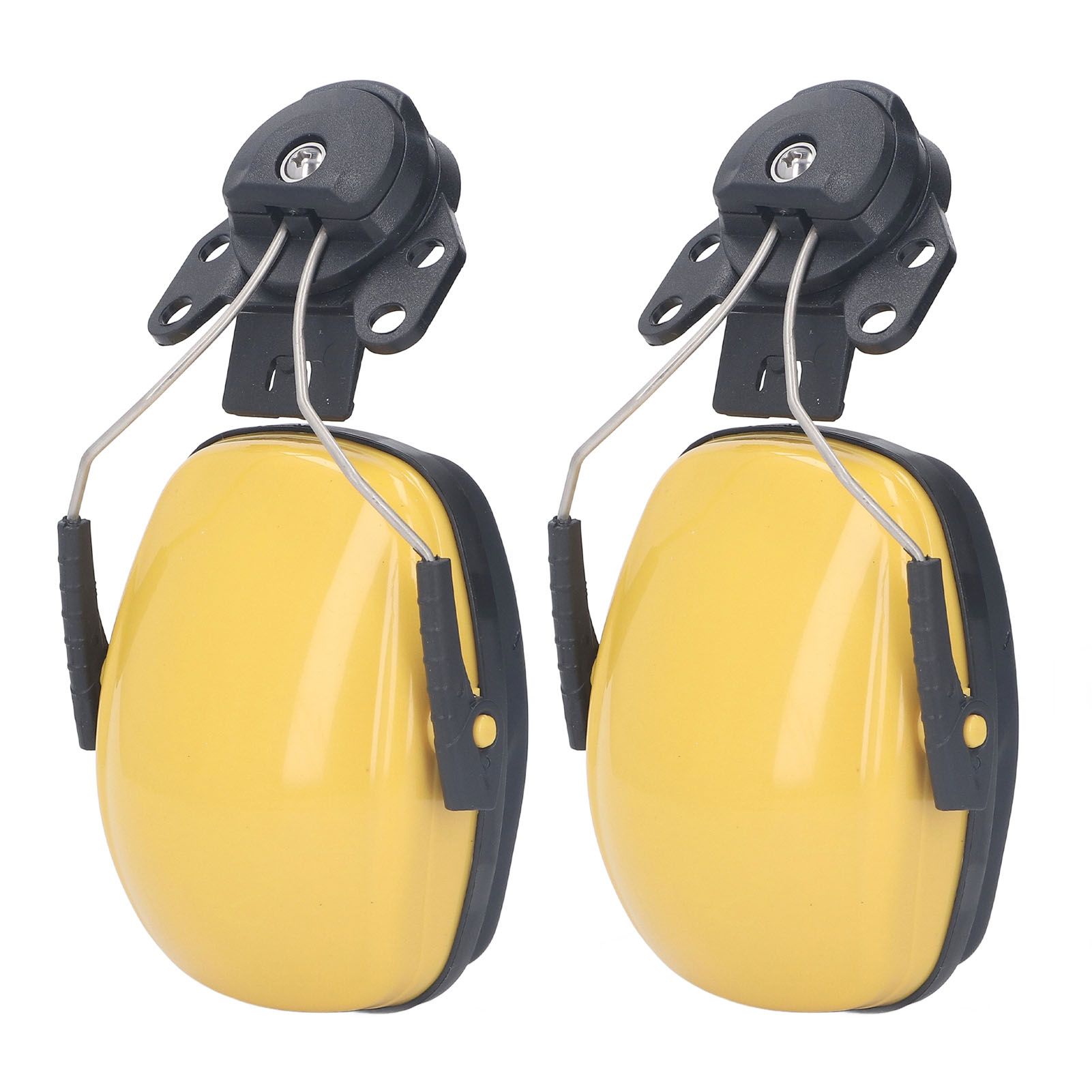 1 Pair Safety Helmet Ear Muff Noise Reduction Helmet Hard Hat Hearing Protection Earmuff for Construction Site - Image 3