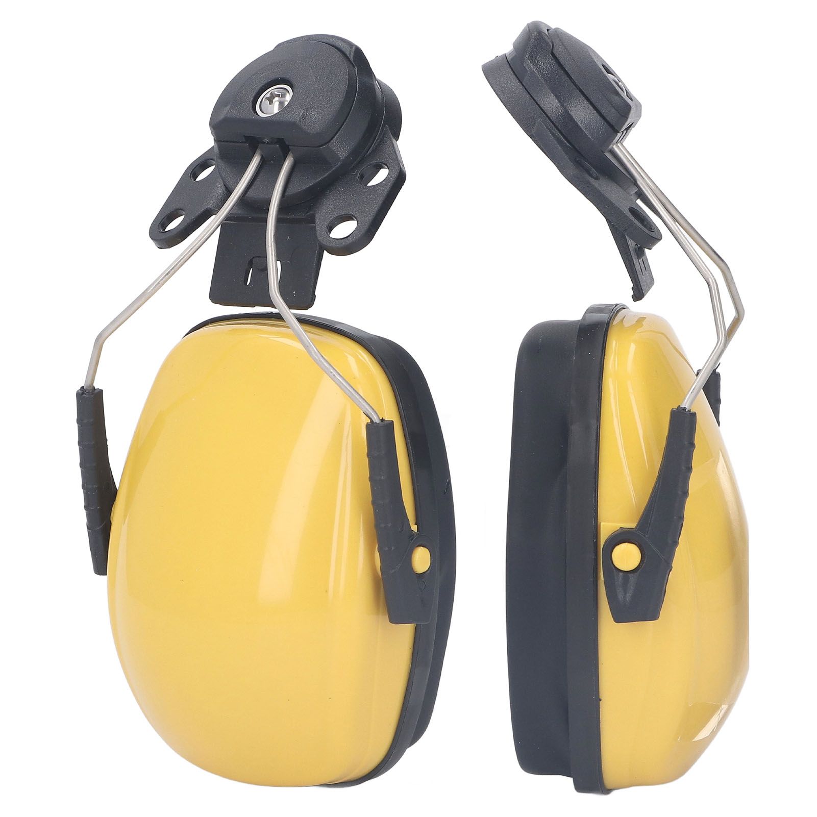 1 Pair Safety Helmet Ear Muff Noise Reduction Helmet Hard Hat Hearing Protection Earmuff for Construction Site - Image 4
