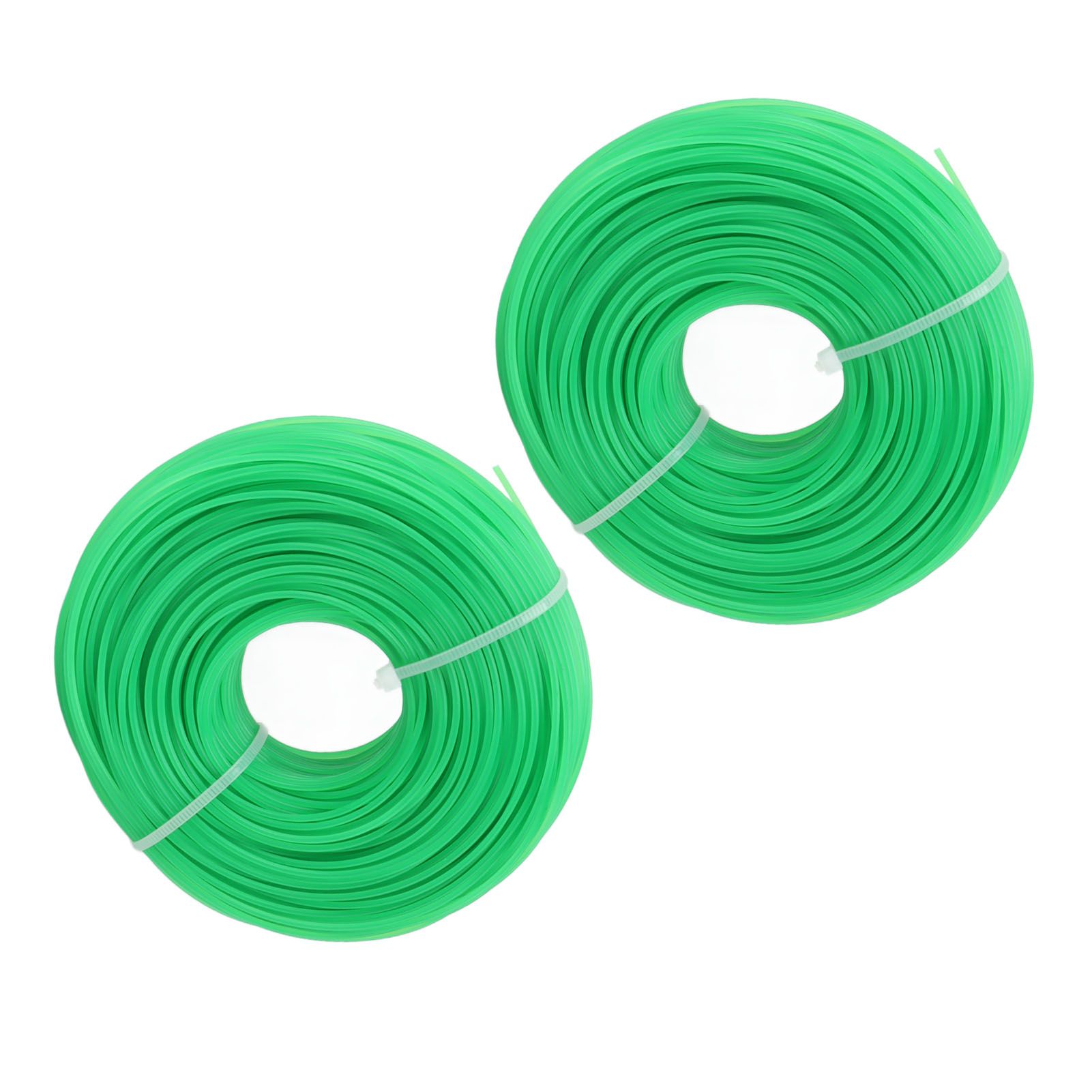 2Pcs Grass Strimmer Line Spool Nylon for Garden Electric Trimmer 100meter 1.6mm Green - Image 3
