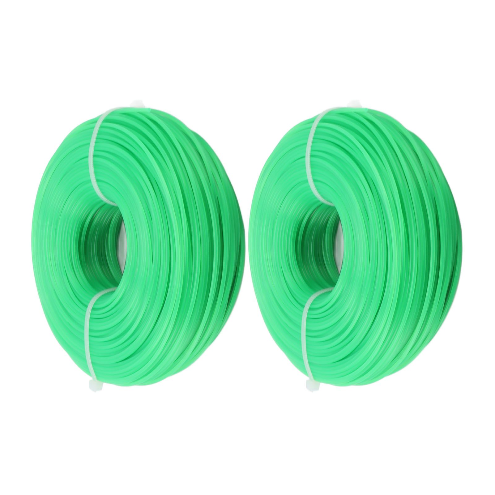 2Pcs Grass Strimmer Line Spool Nylon for Garden Electric Trimmer 100meter 1.6mm Green - Image 4