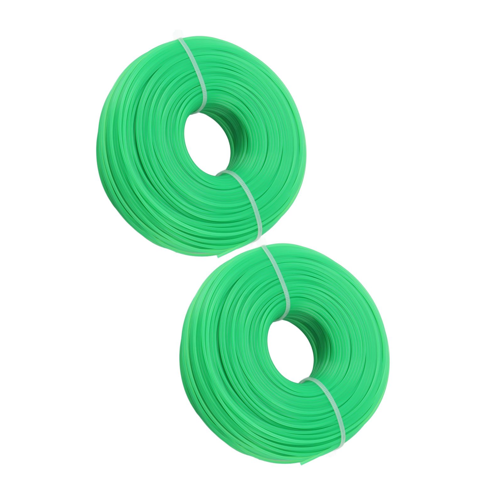 2Pcs Grass Strimmer Line Spool Nylon for Garden Electric Trimmer 100meter 1.6mm Green - Image 5