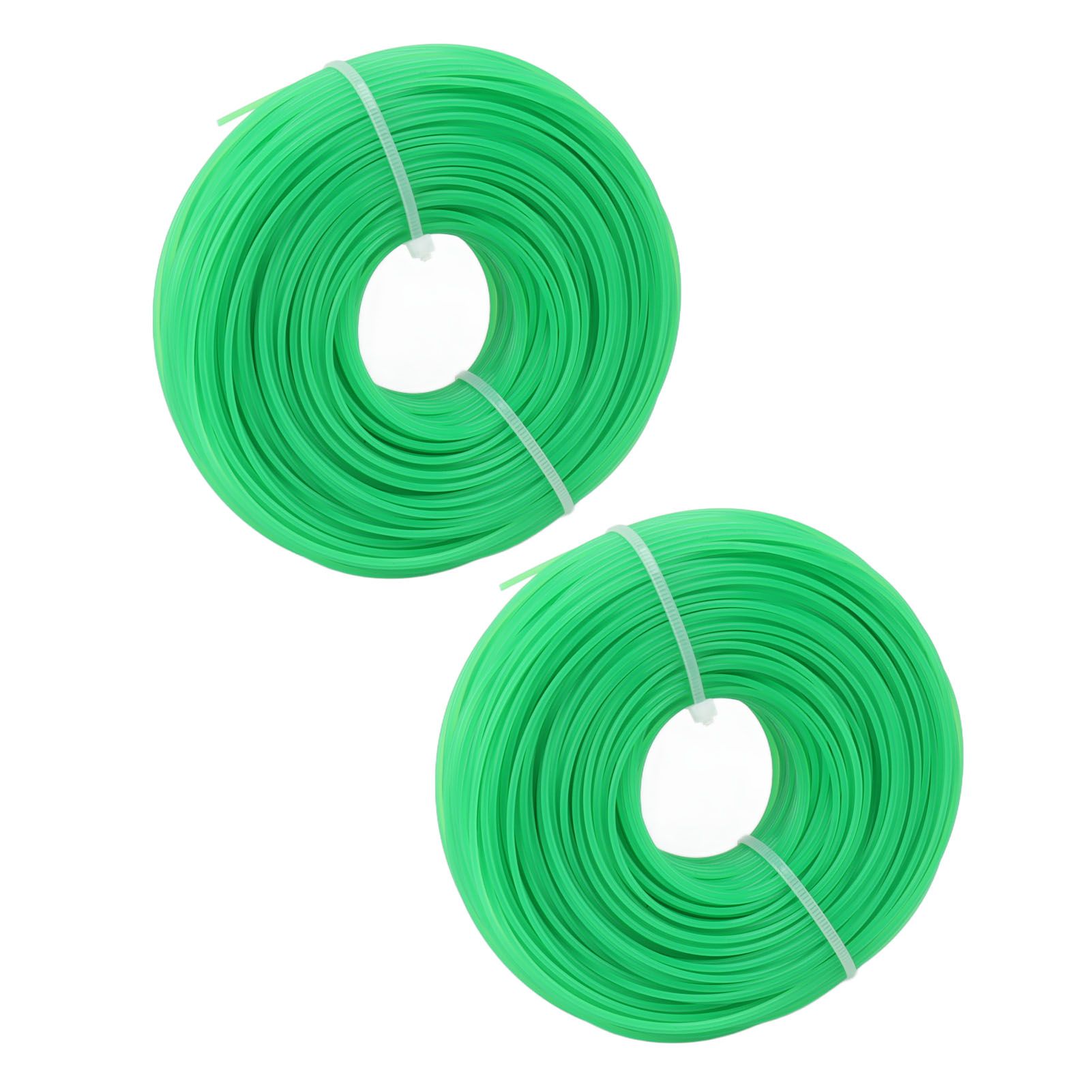 2Pcs Grass Strimmer Line Spool Nylon for Garden Electric Trimmer 100meter 1.6mm Green - Image 8
