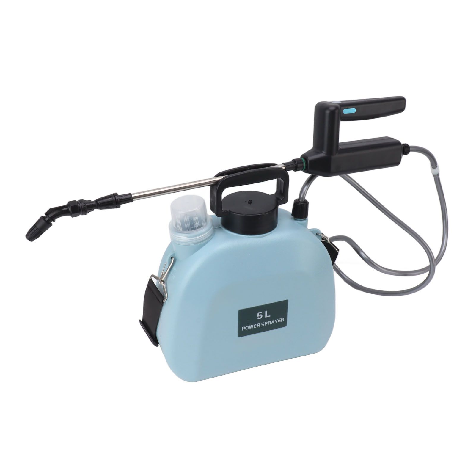 Electric Sprayer Battery Powered Widen Slip Resistant Handle Backpack Weed Sprayer for Plants Flowers Agricultural 5L Blue - Image 2