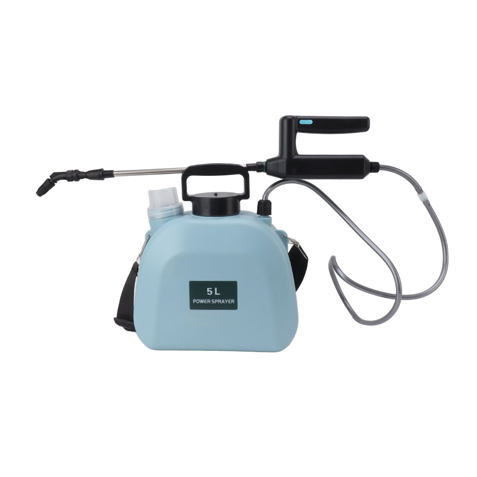 Electric Sprayer Battery Powered Widen Slip Resistant Handle Backpack Weed Sprayer for Plants Flowers Agricultural 5L Blue - Image 6