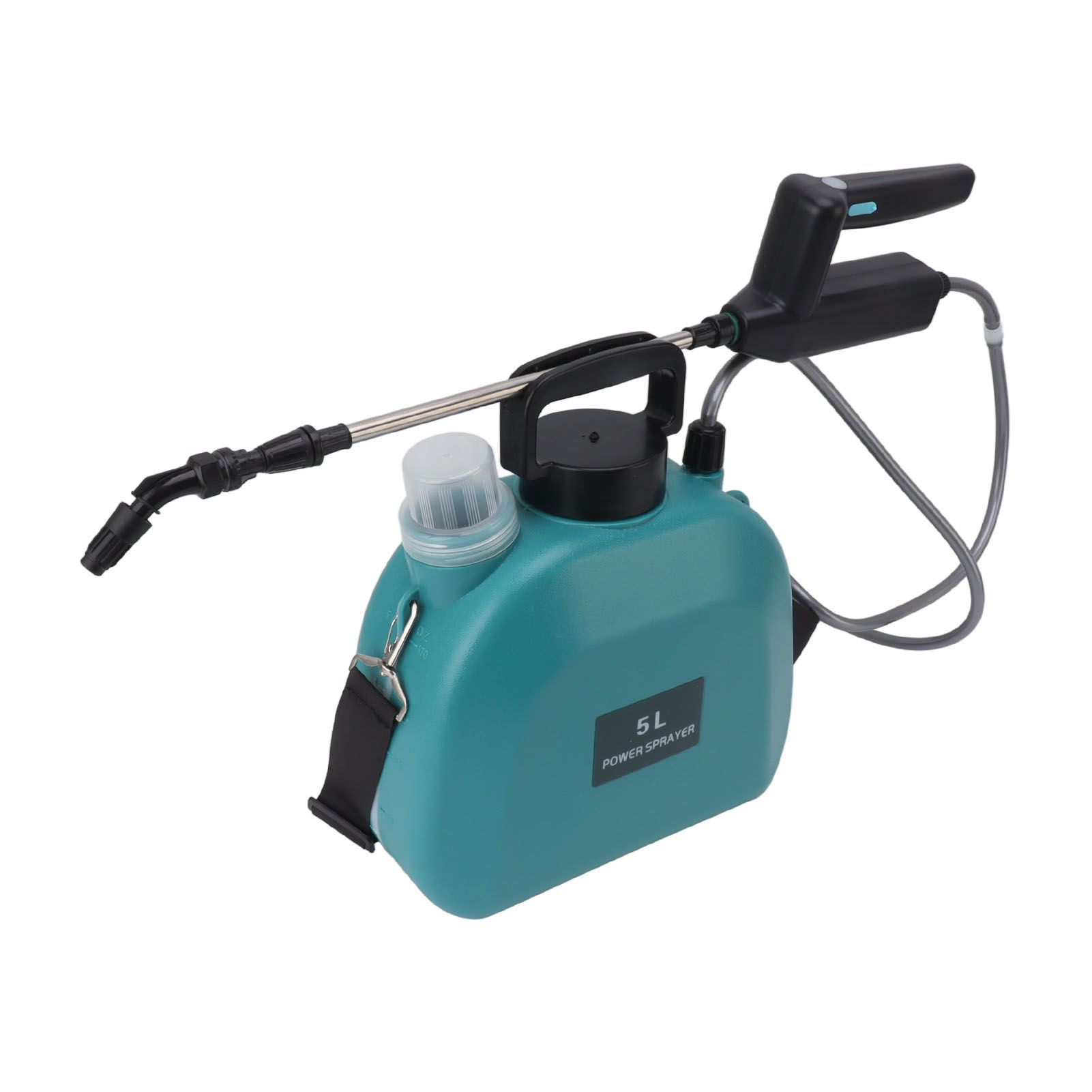 Electric Sprayer Battery Powered Widen Slip Resistant Handle Backpack Weed Sprayer for Plants Flowers Agricultural 5L Green - Image 2