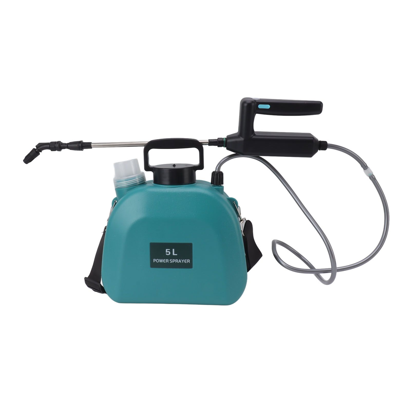 Electric Sprayer Battery Powered Widen Slip Resistant Handle Backpack Weed Sprayer for Plants Flowers Agricultural 5L Green - Image 6
