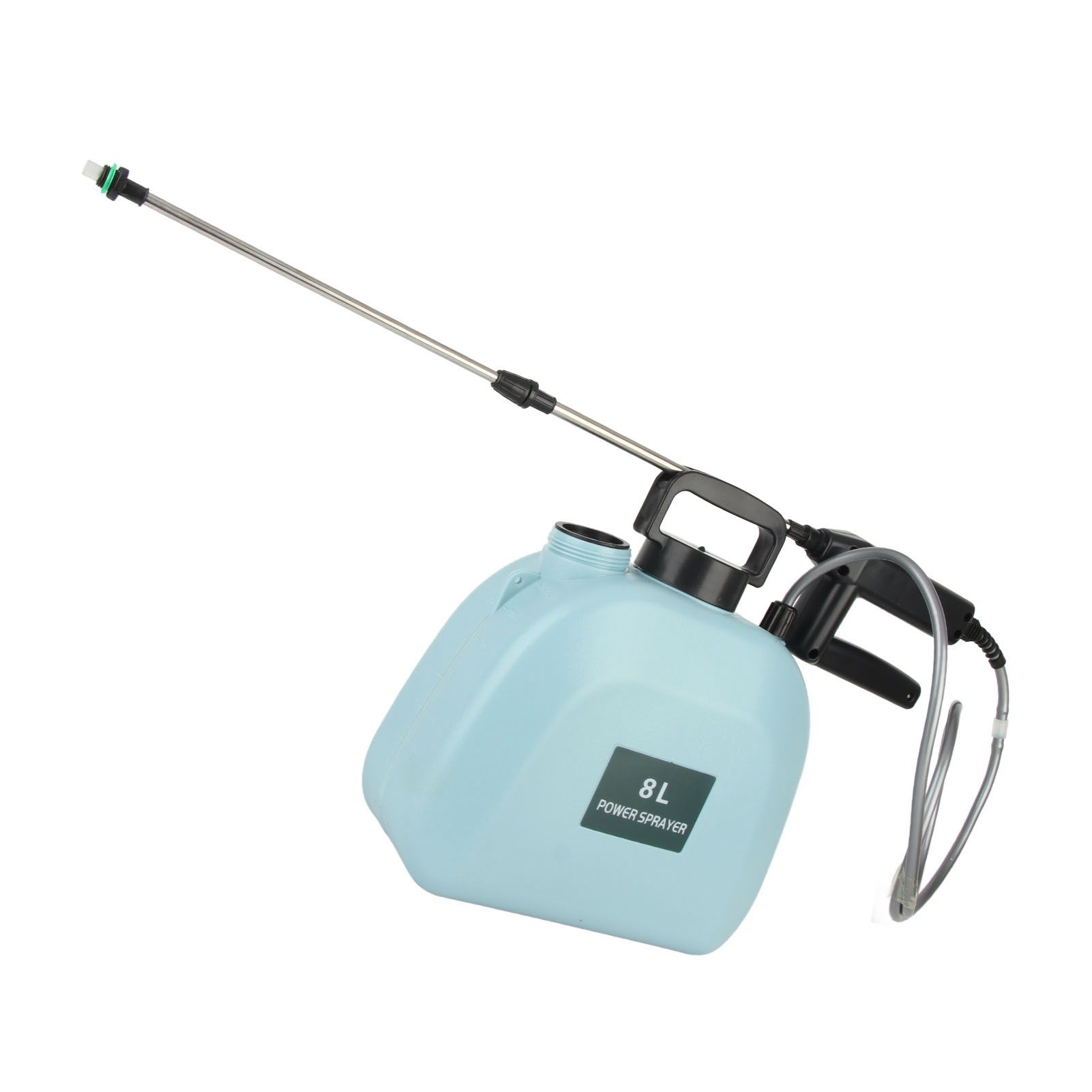 8L Electric Sprayer Slip Resistant Handle 2000mAh Battery Powered Sprayer with Shoulder Strap for Household Blue - Image 4