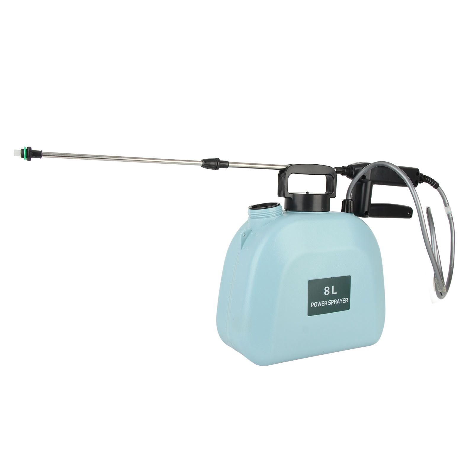8L Electric Sprayer Slip Resistant Handle 2000mAh Battery Powered Sprayer with Shoulder Strap for Household Blue - Image 5