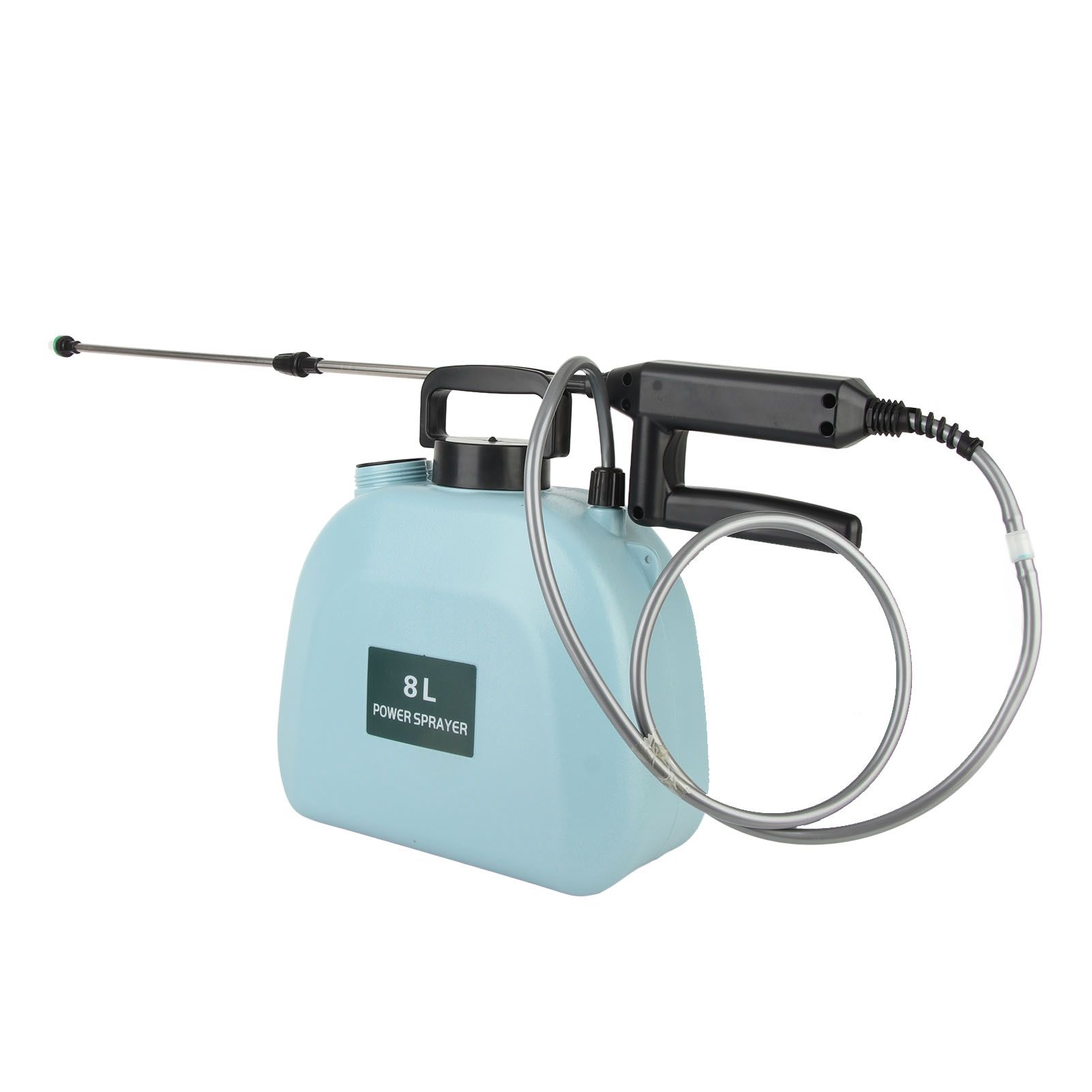 8L Electric Sprayer Slip Resistant Handle 2000mAh Battery Powered Sprayer with Shoulder Strap for Household Blue - Image 6