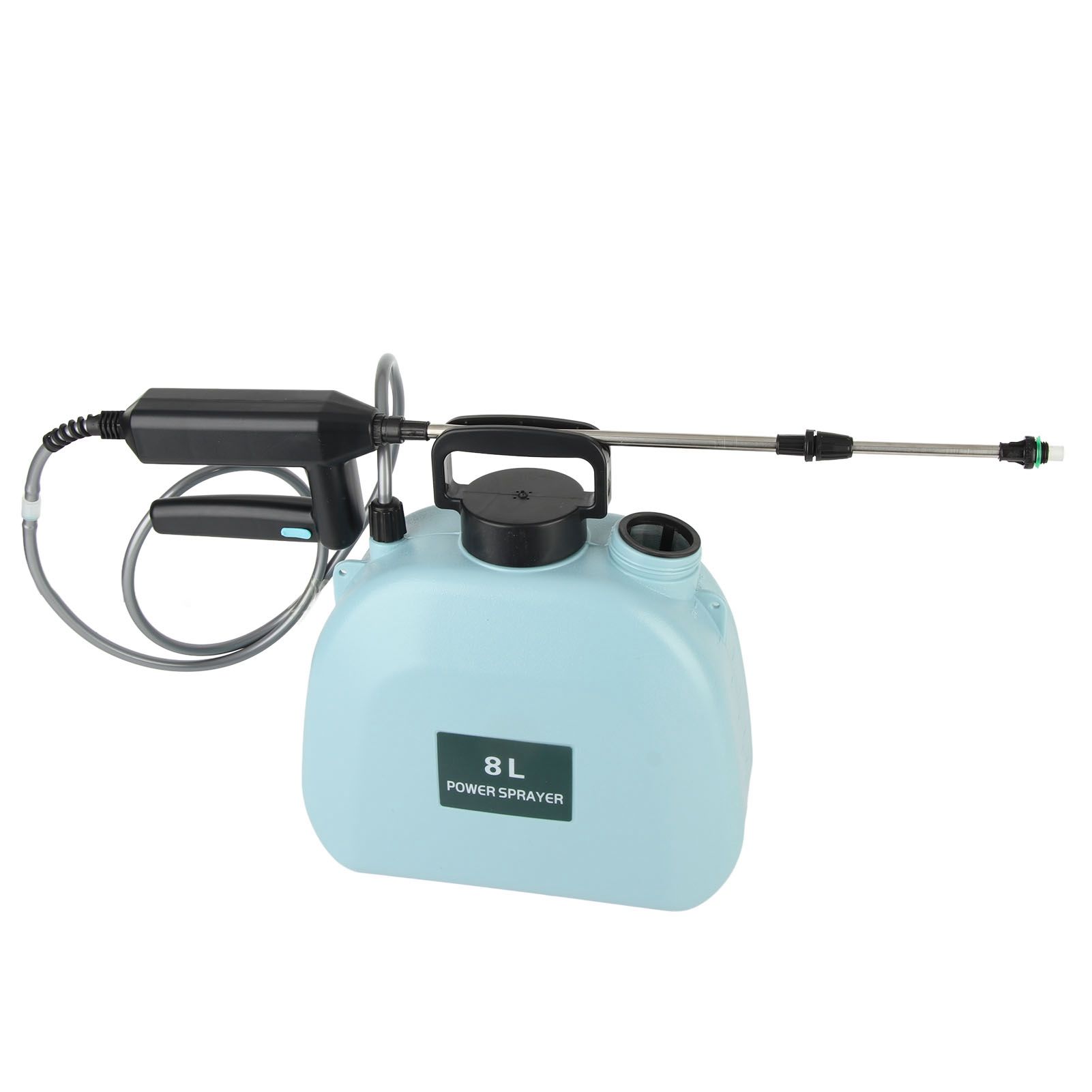 8L Electric Sprayer Slip Resistant Handle 2000mAh Battery Powered Sprayer with Shoulder Strap for Household Blue - Image 8