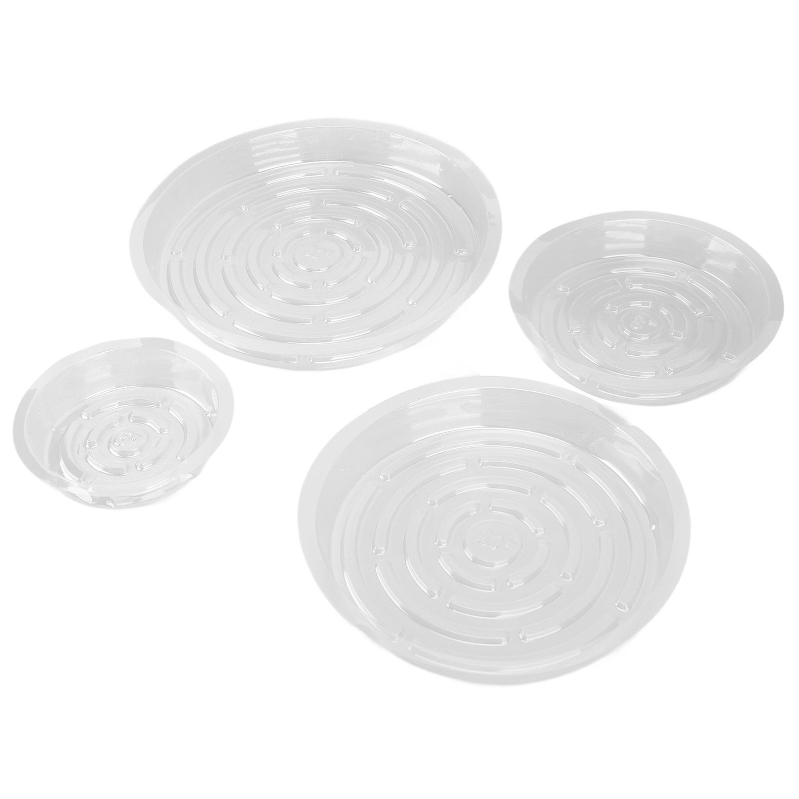 20pcs Plant Saucer Tray 6in 8in 10in 12in Heavy Duty Plastic Clear Flower Plant Pot Drip Tray for Indoor Outdoor - Image 6