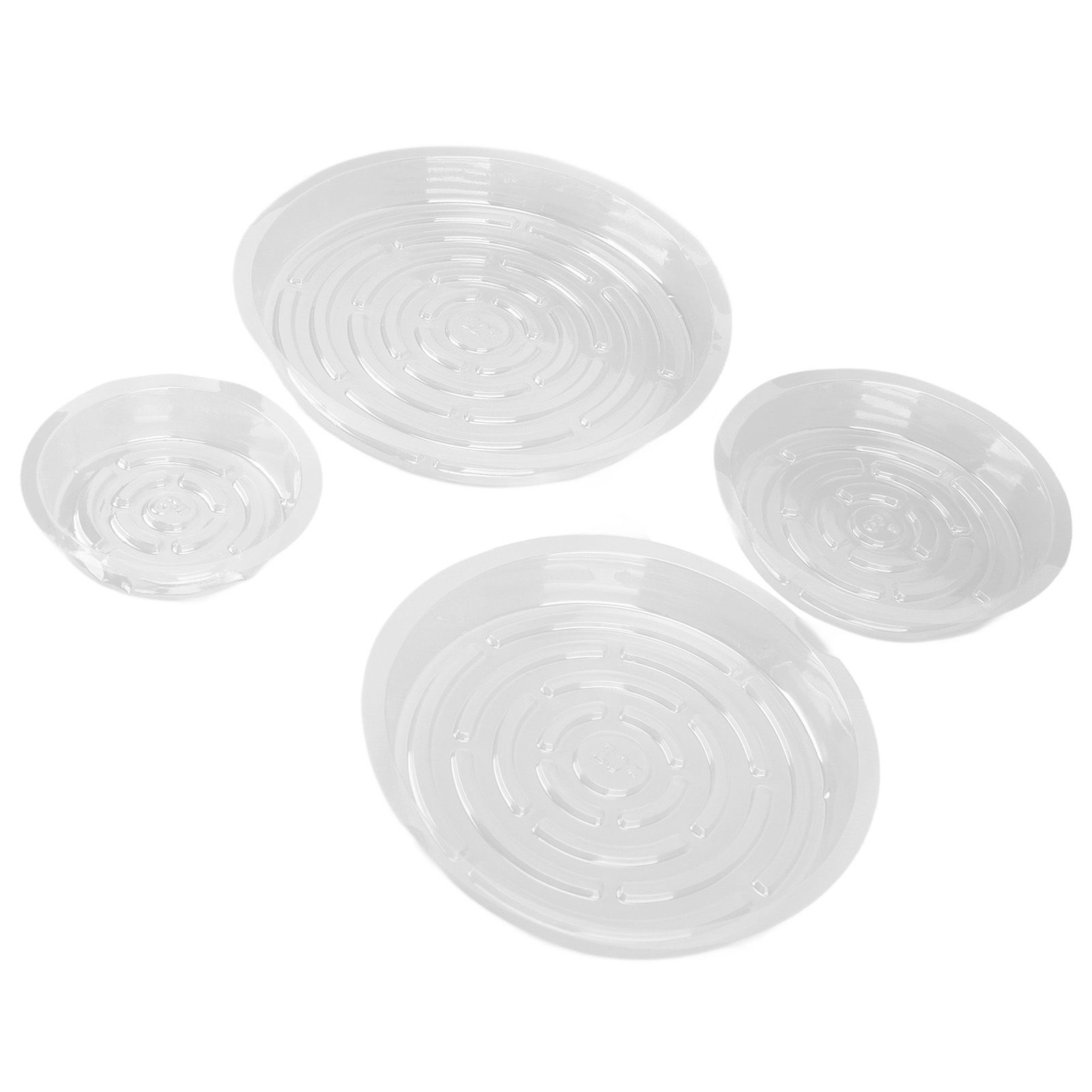 20pcs Plant Saucer Tray 6in 8in 10in 12in Heavy Duty Plastic Clear Flower Plant Pot Drip Tray for Indoor Outdoor - Image 8