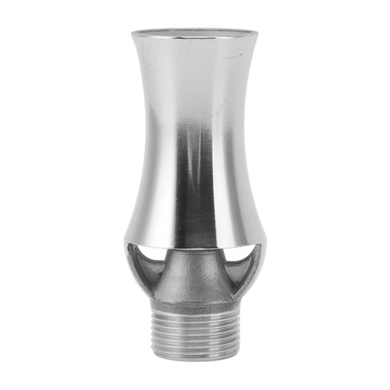Stainless Steel Ice Tower Cascade Cedar Water Fountain Nozzle Cascade Cedar Style Ice Tower Snow Pine Fountain Nozzle Head 1/2 Inch Internal Thread 3/4 Inch External Thread - Image 1