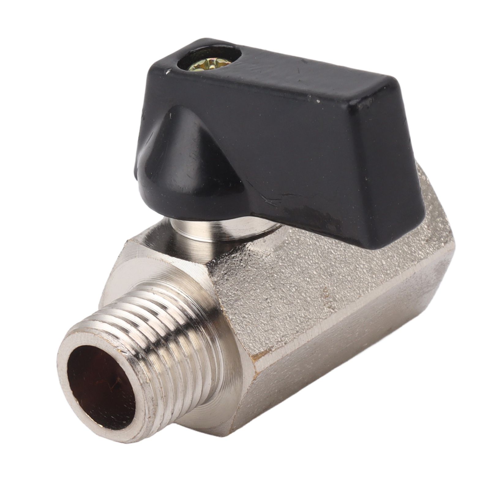Gas Valve Ball Type Male Female Thread Thicken Brass Sandblasting for Household Tap Water 1/4 - Image 3