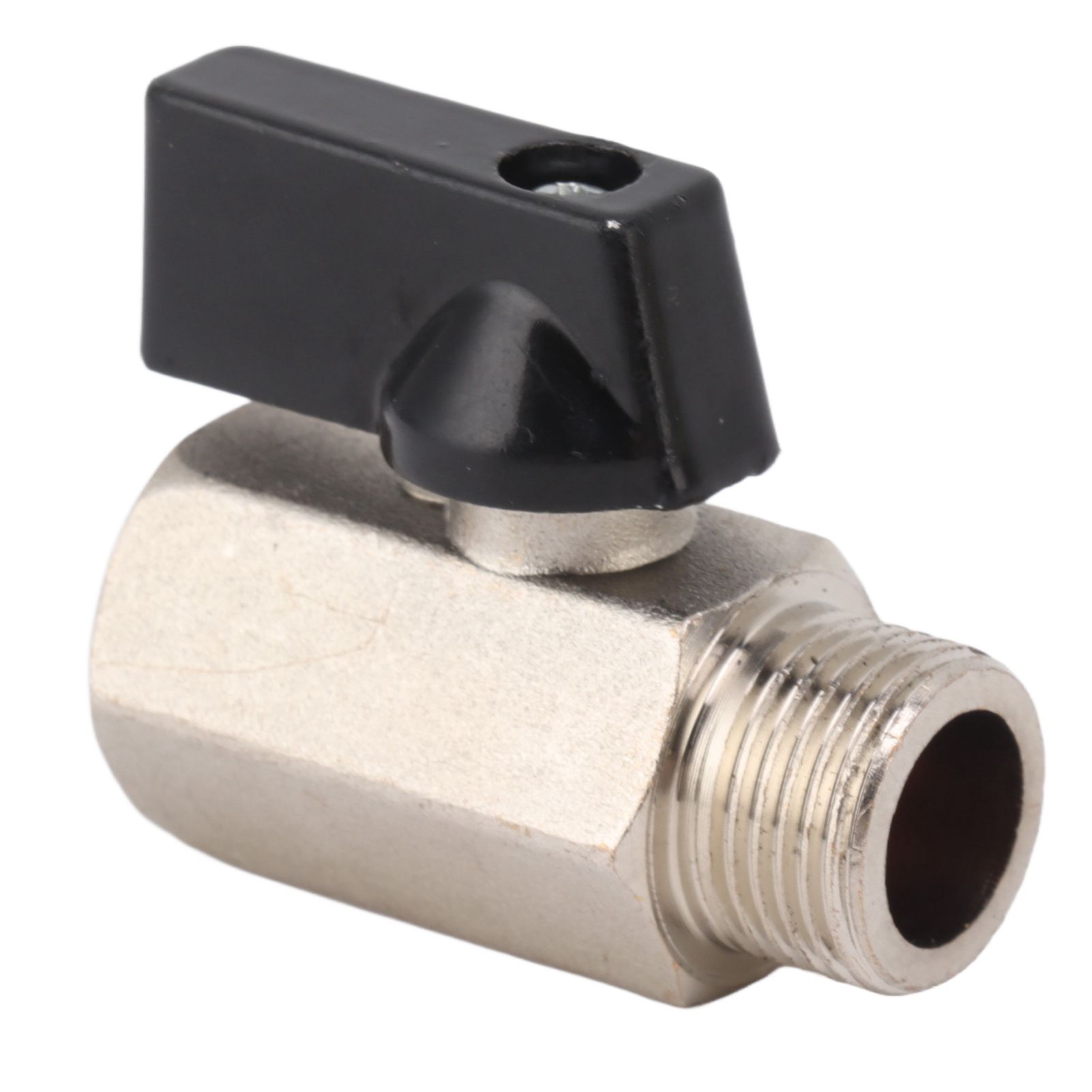 Gas Valve Ball Type Male Female Thread Thicken Brass Sandblasting for Household Tap Water 3/8 - Image 2
