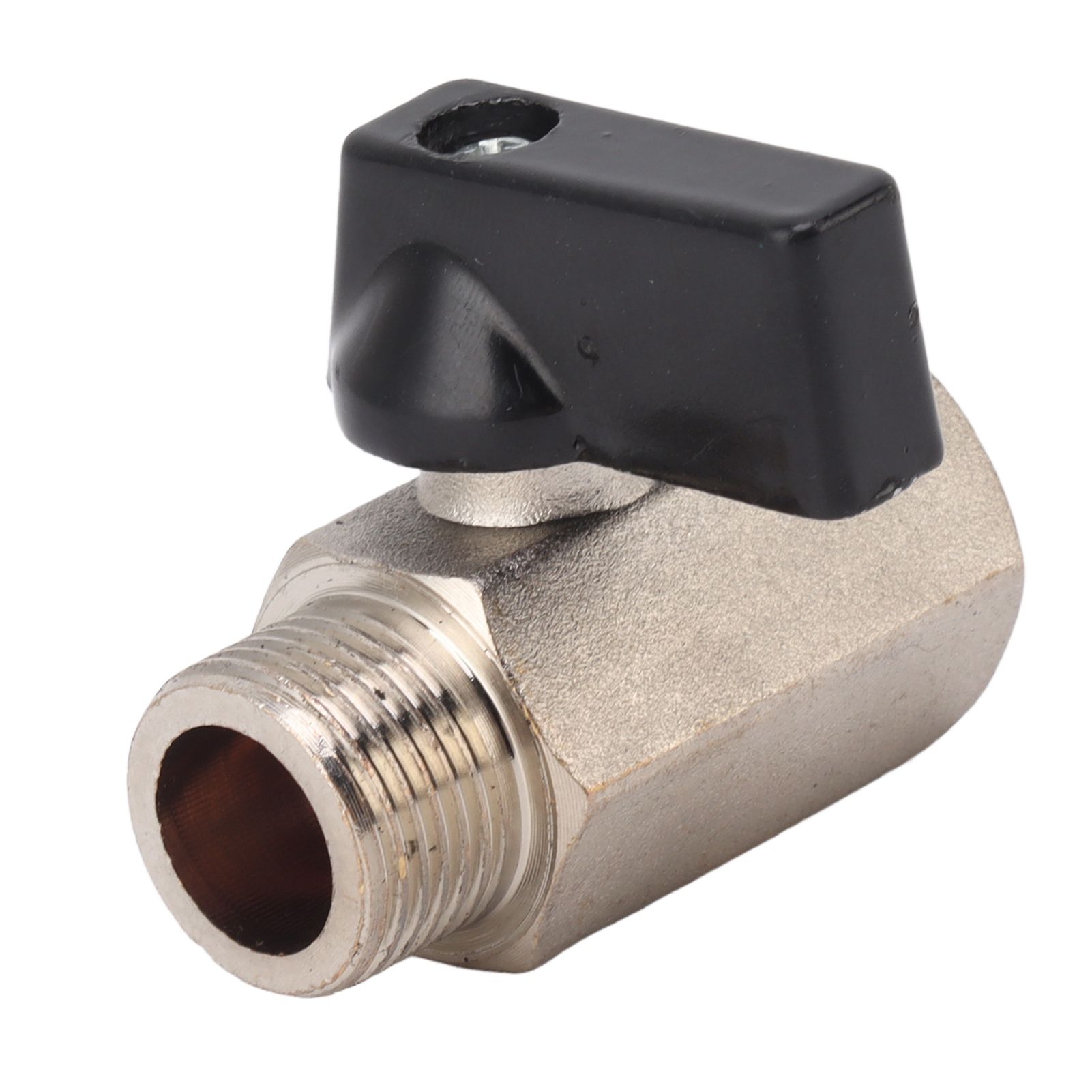 Gas Valve Ball Type Male Female Thread Thicken Brass Sandblasting for Household Tap Water 3/8 - Image 3