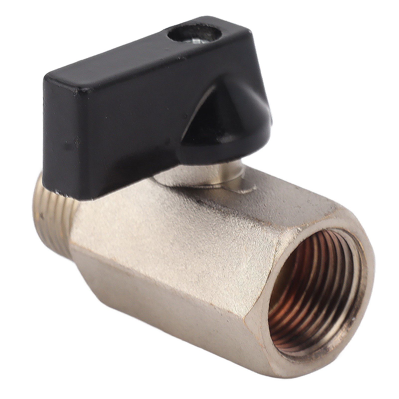 Gas Valve Ball Type Male Female Thread Thicken Brass Sandblasting for Household Tap Water 3/8 - Image 5