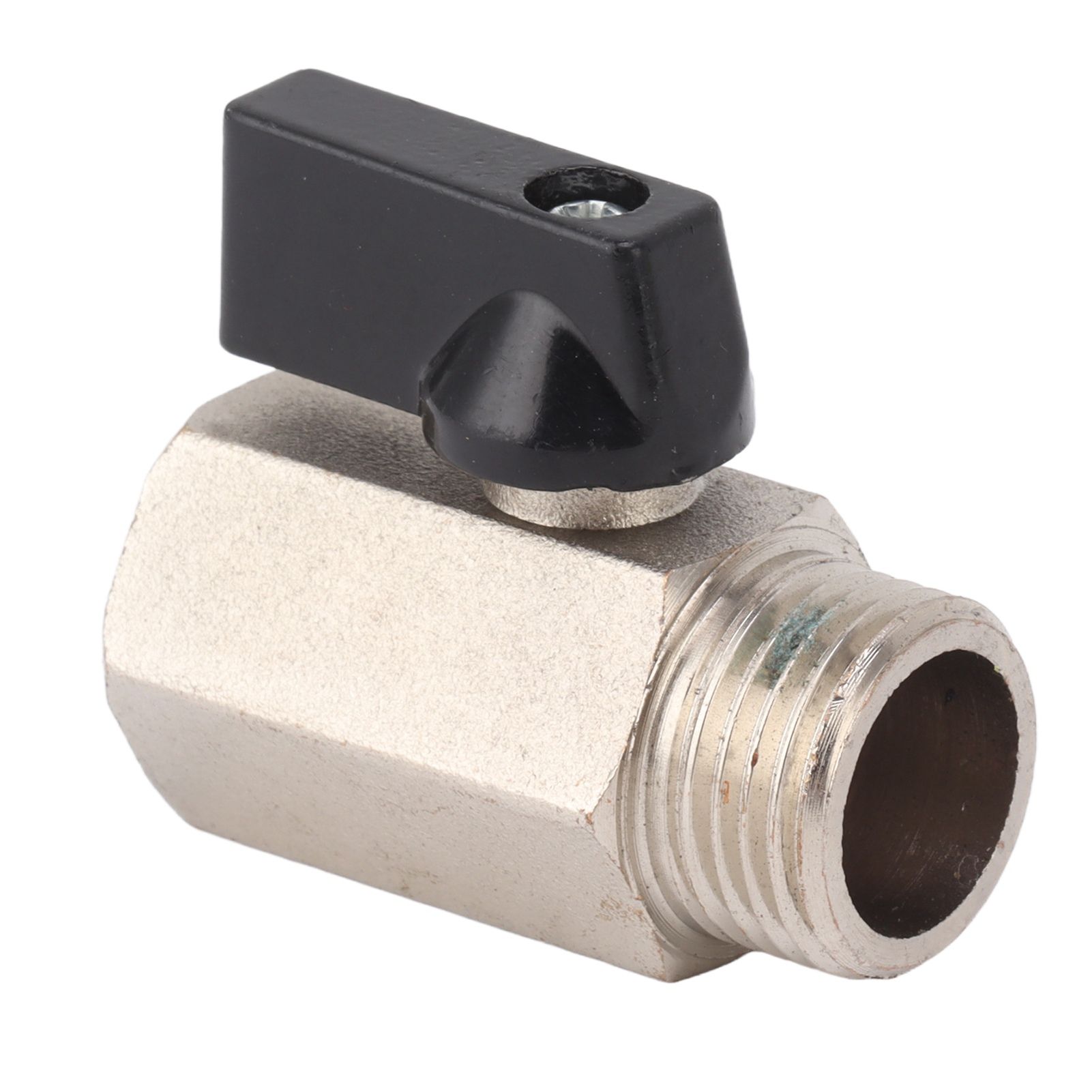 Gas Valve Ball Type Male Female Thread Thicken Brass Sandblasting for Household Tap Water 1/2 - Image 2
