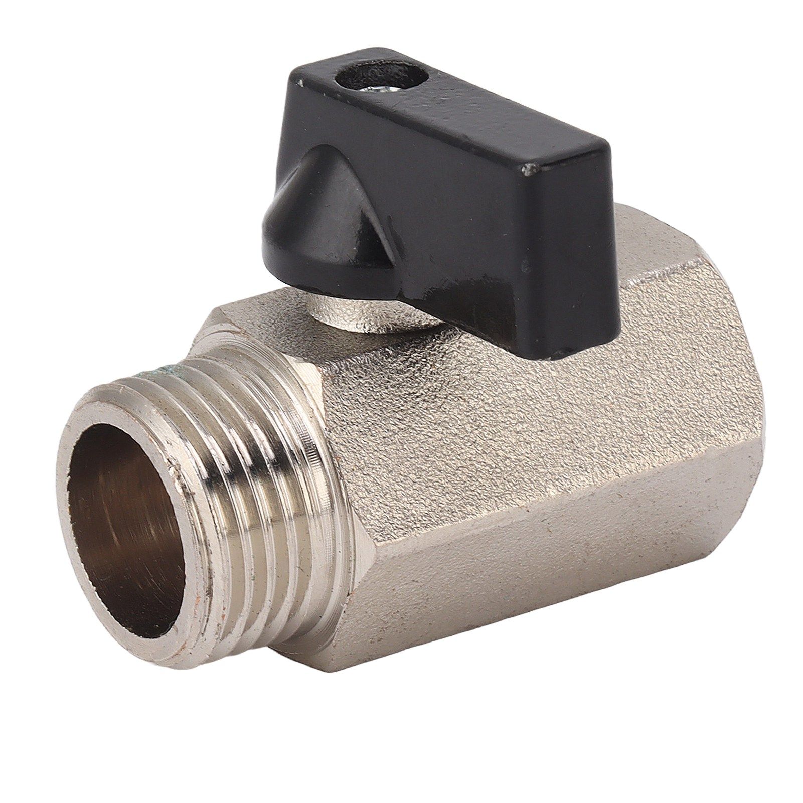 Gas Valve Ball Type Male Female Thread Thicken Brass Sandblasting for Household Tap Water 1/2 - Image 3