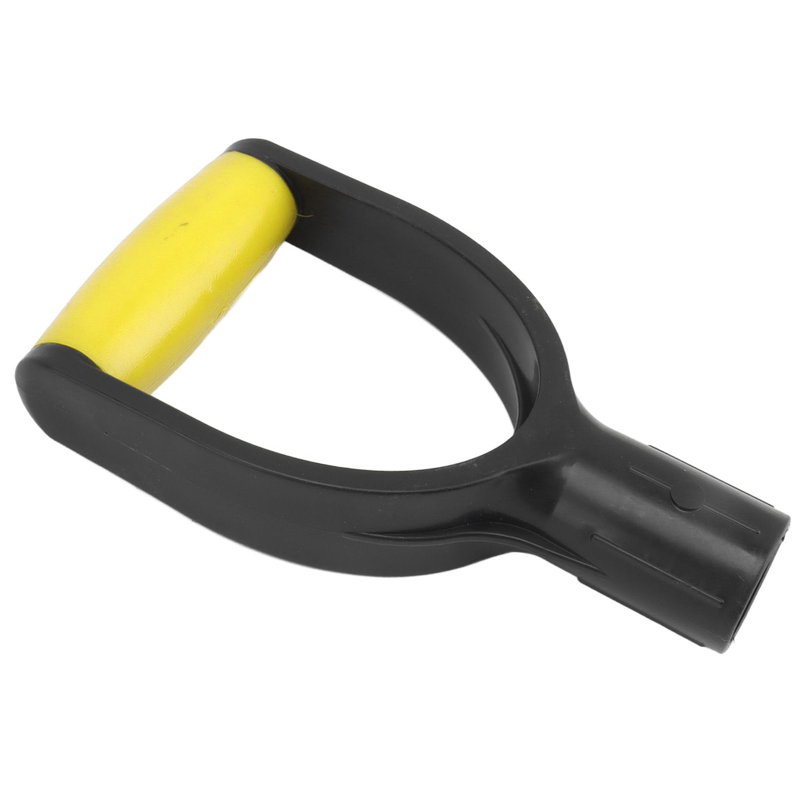 Shovel D Grip Handle 32mm Inner Diameter Silicone Grip Reinforcement Snow Shovel Handle Replacement for Digging Raking Tool Yellow Black - Image 5