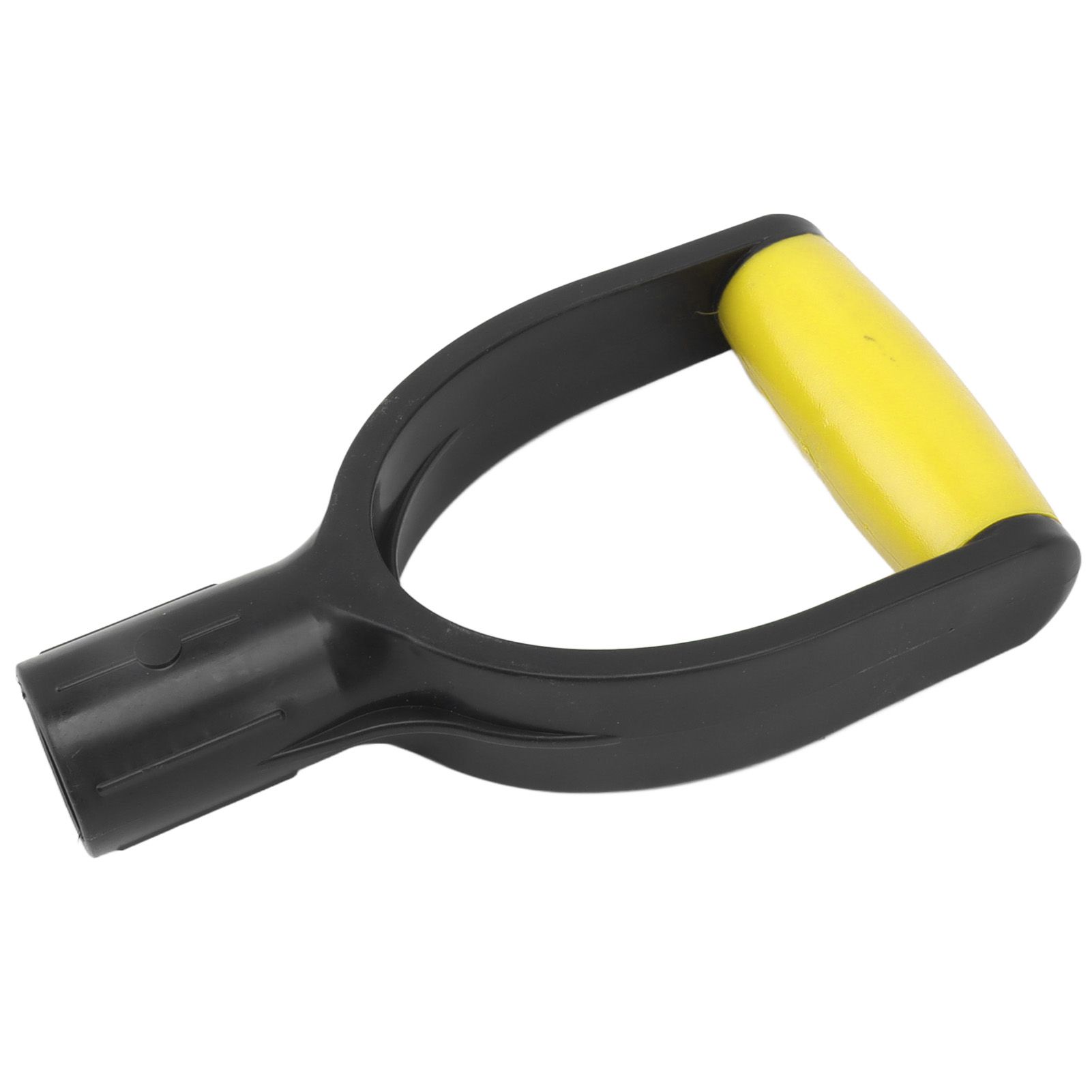 Shovel D Grip Handle 32mm Inner Diameter Silicone Grip Reinforcement Snow Shovel Handle Replacement for Digging Raking Tool Yellow Black - Image 6