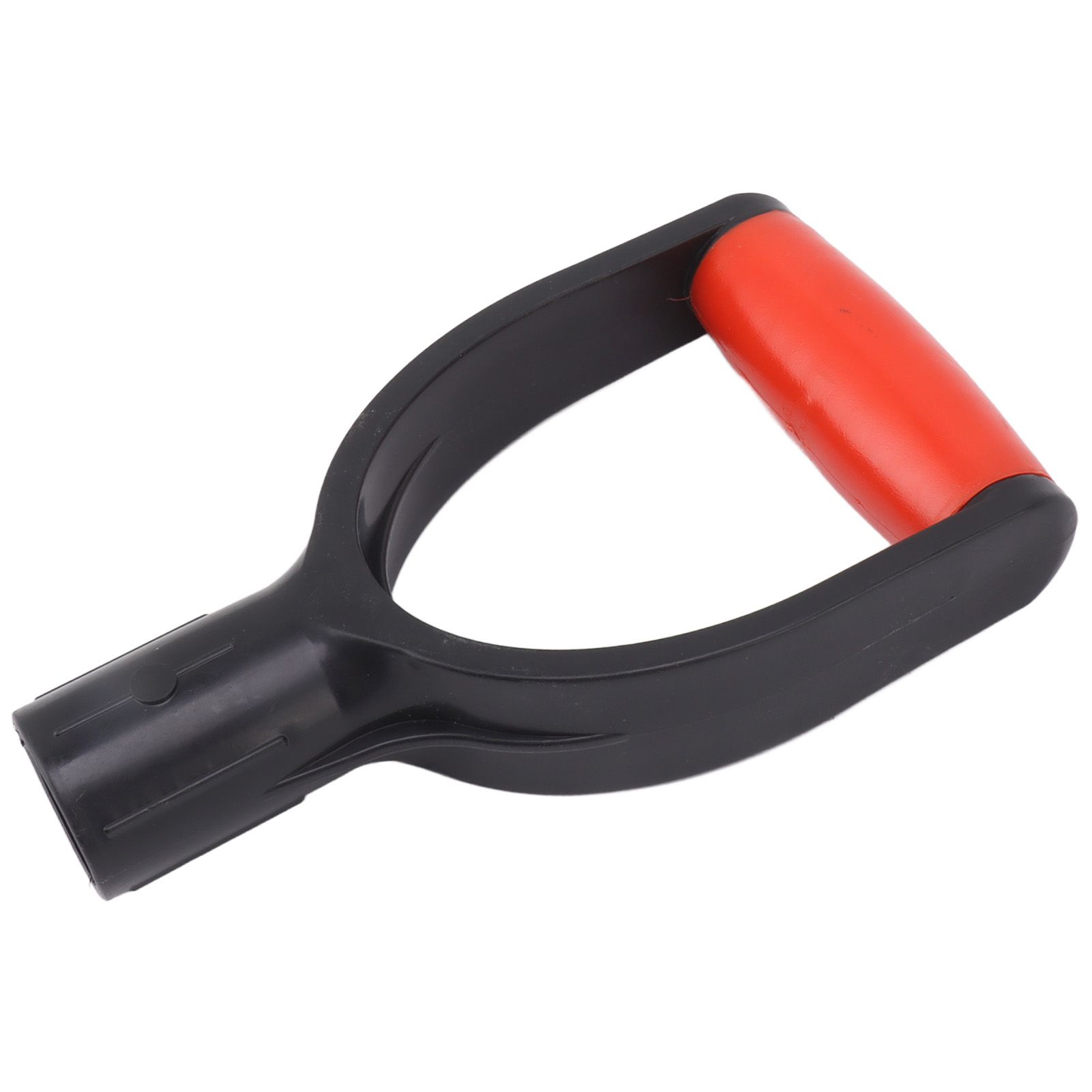 Shovel D Grip Handle 32mm Inner Diameter Silicone Grip Reinforcement Snow Shovel Handle Replacement for Digging Raking Tool Red Black - Image 8