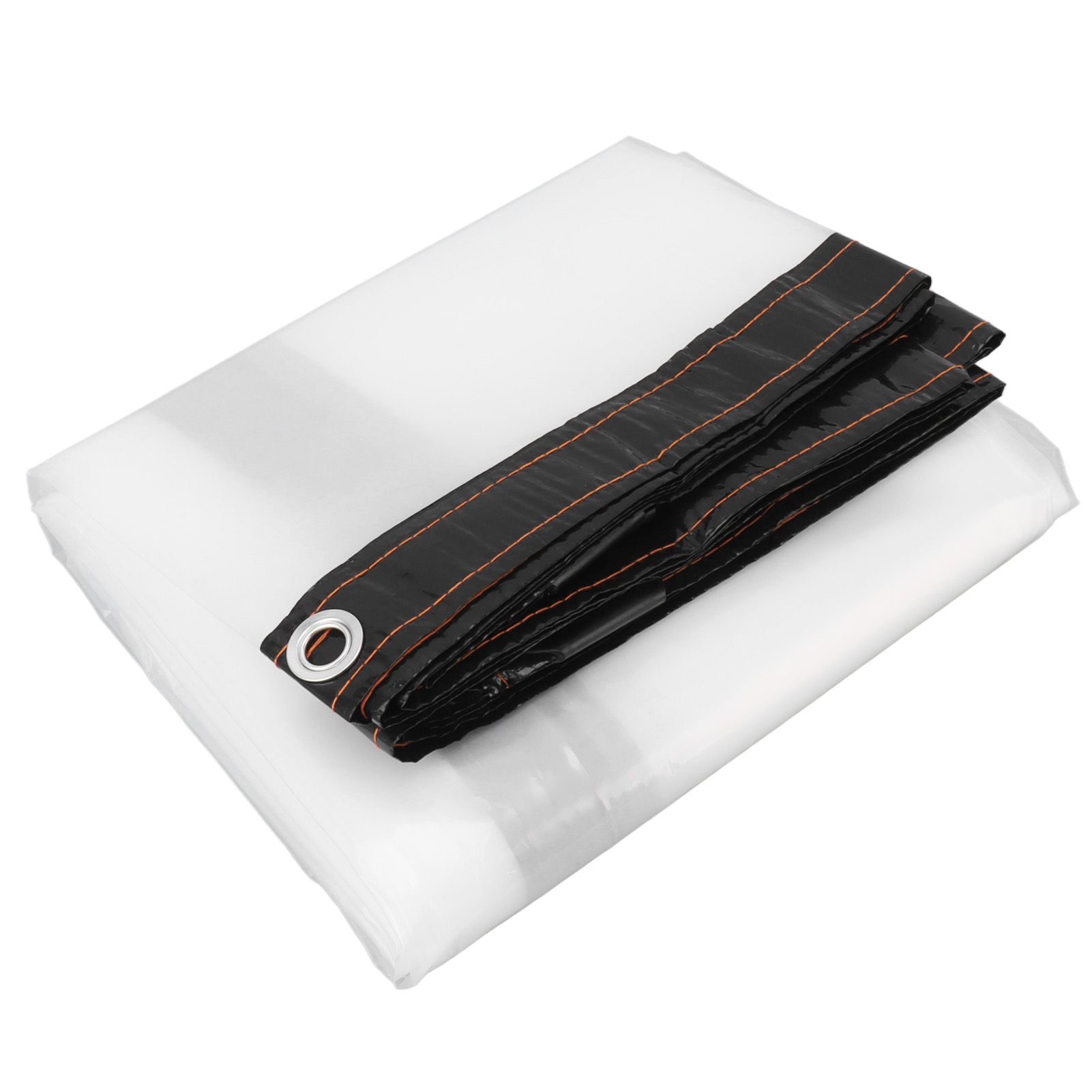 Transparent Tarp Cold Insulation Garden Rainproof Clear Poly Tarp Plant Cover Cloth 6.6 X 8.2ft - Image 2