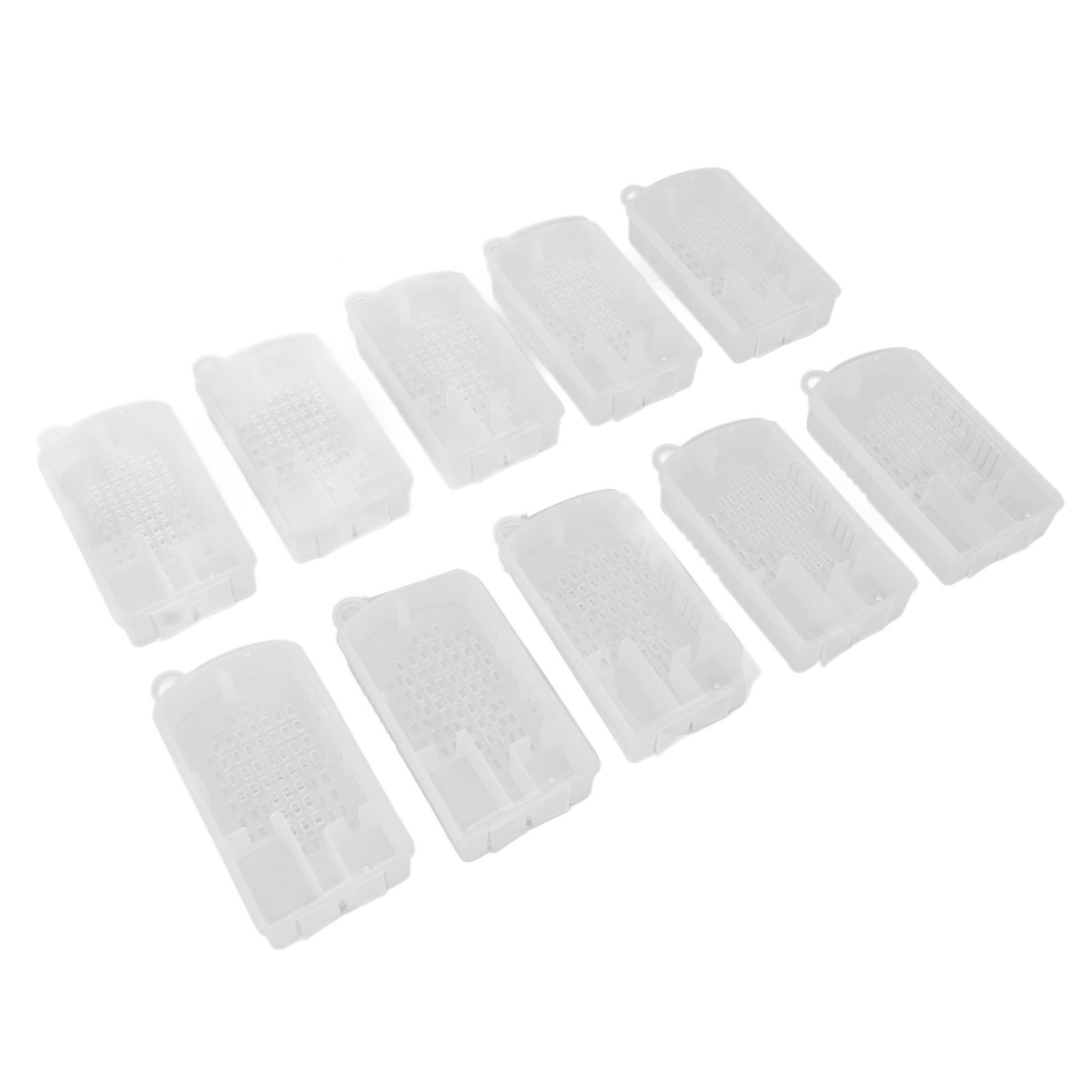 10 Pcs Beekeeping Tools Multifunctional Plastic Beekeeping Box Extra Large Beekeeping Cage - Image 2