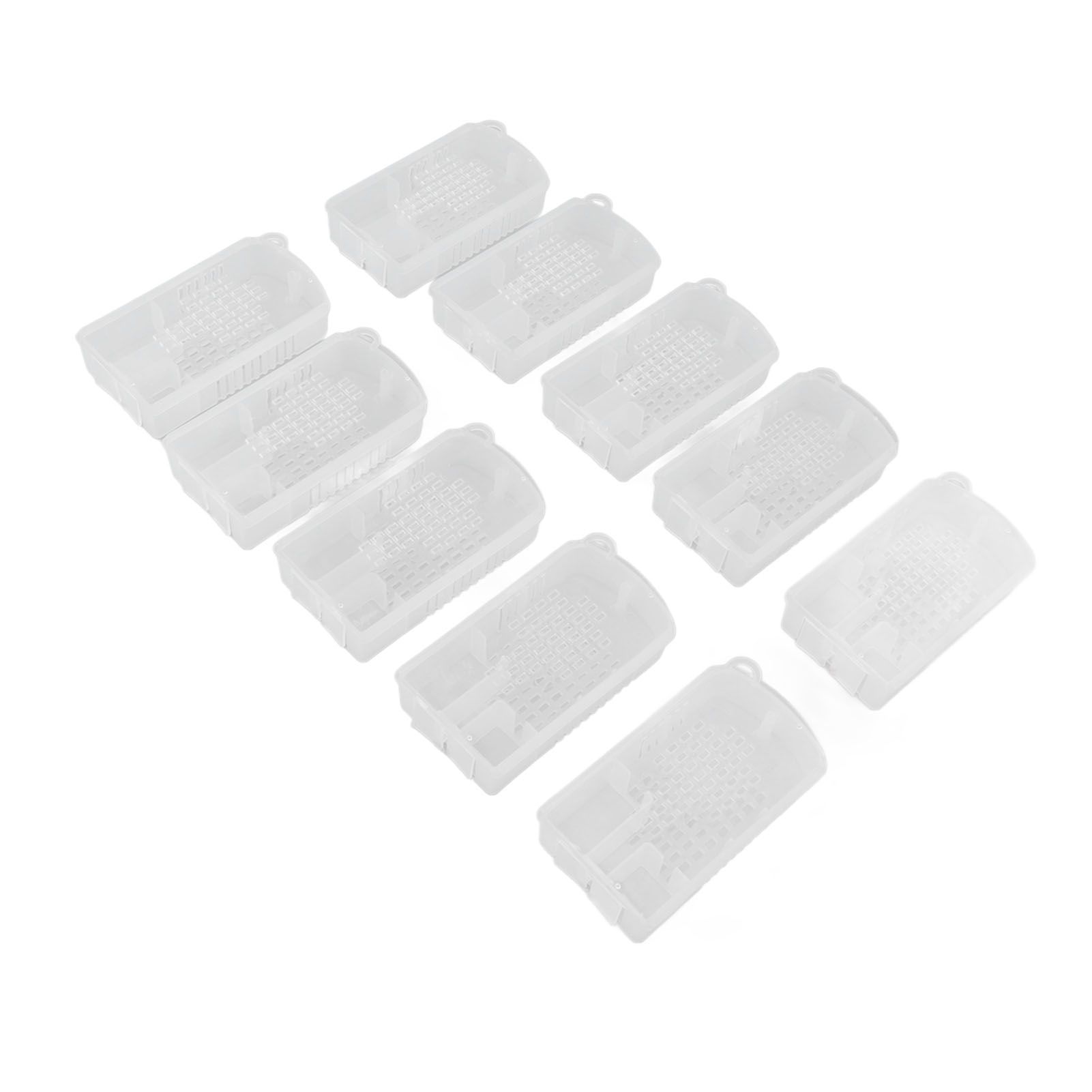10 Pcs Beekeeping Tools Multifunctional Plastic Beekeeping Box Extra Large Beekeeping Cage - Image 3