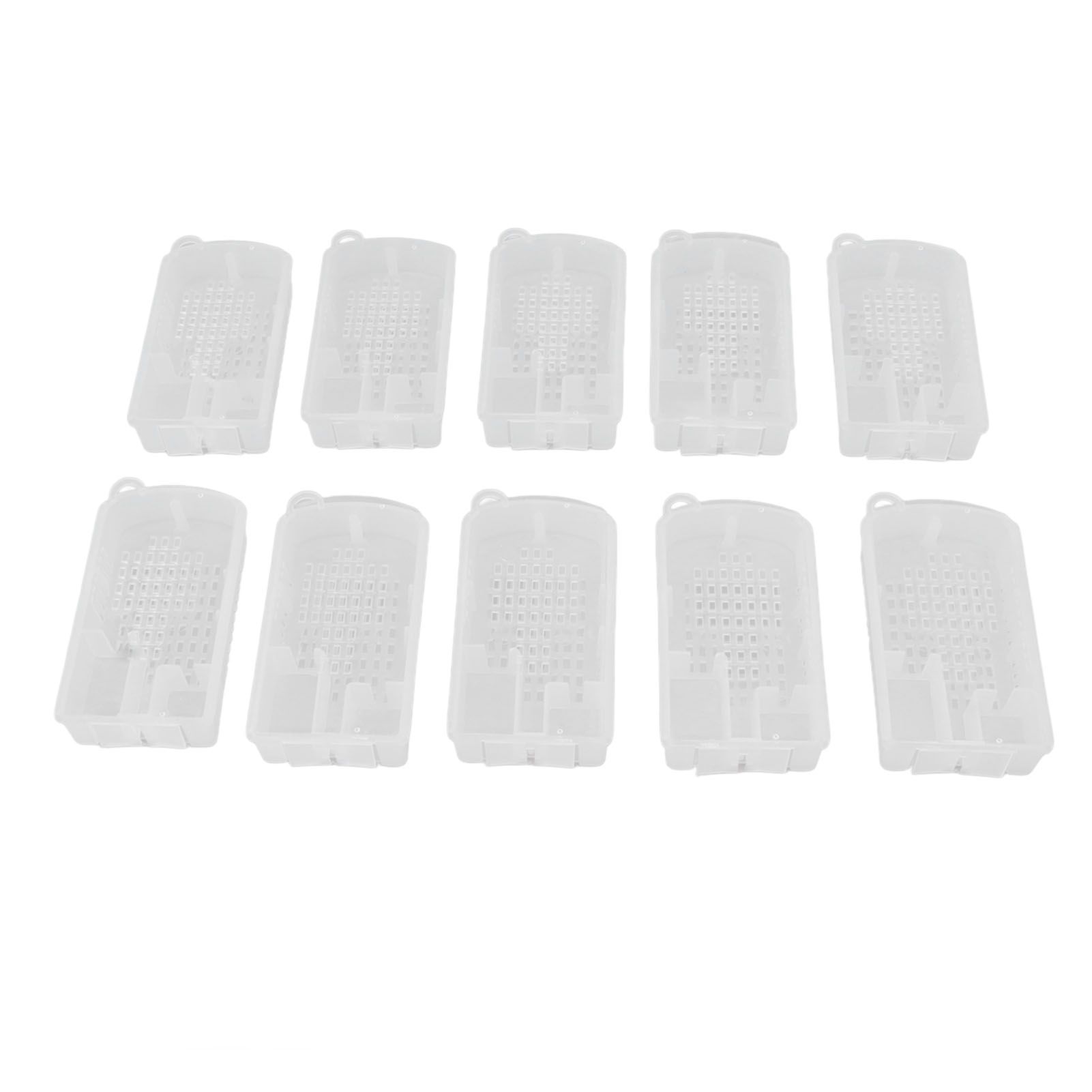 10 Pcs Beekeeping Tools Multifunctional Plastic Beekeeping Box Extra Large Beekeeping Cage - Image 4