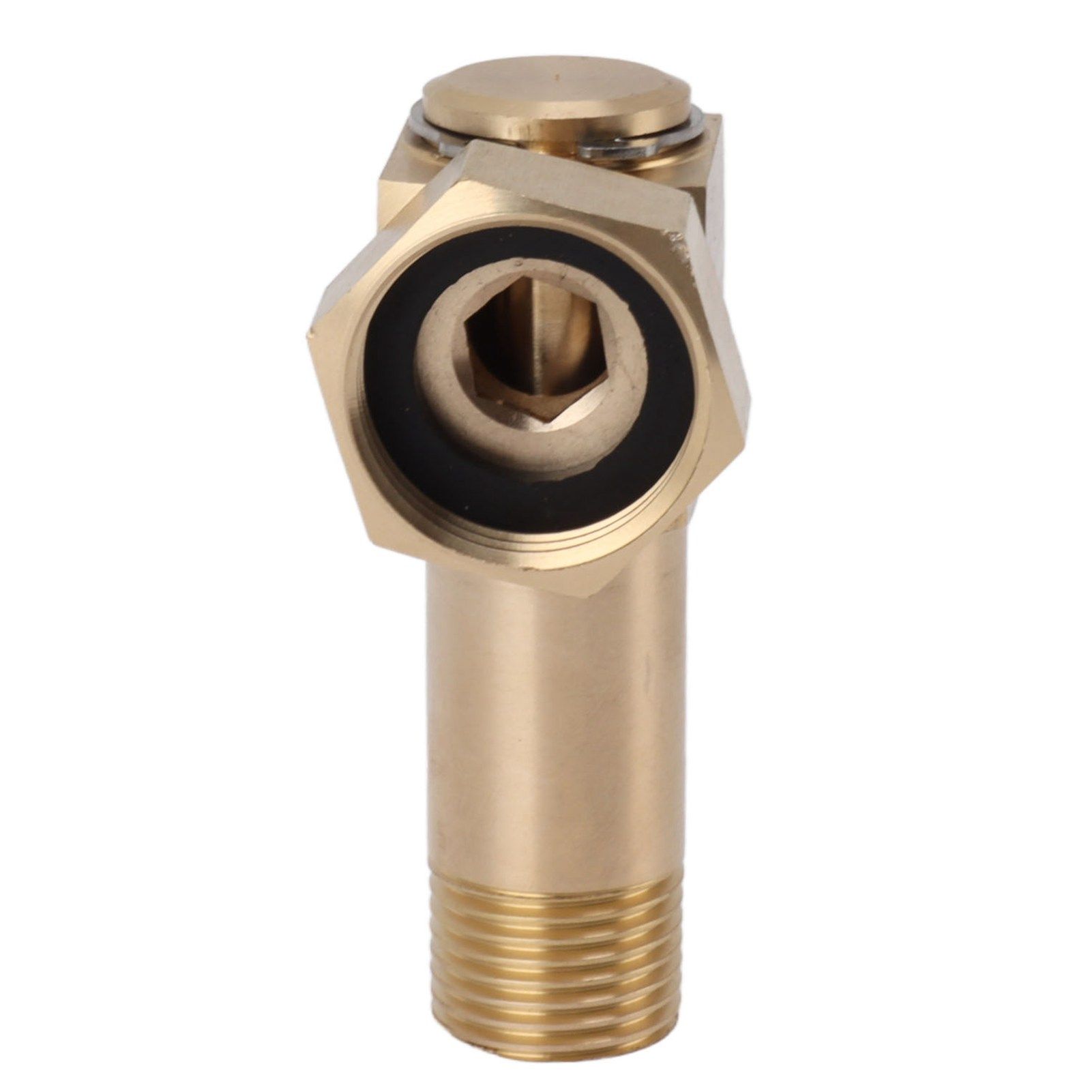Garden Hose Adapter G1/2 High Hardness Brass Hose Elbow Connector for Replacement - Image 2