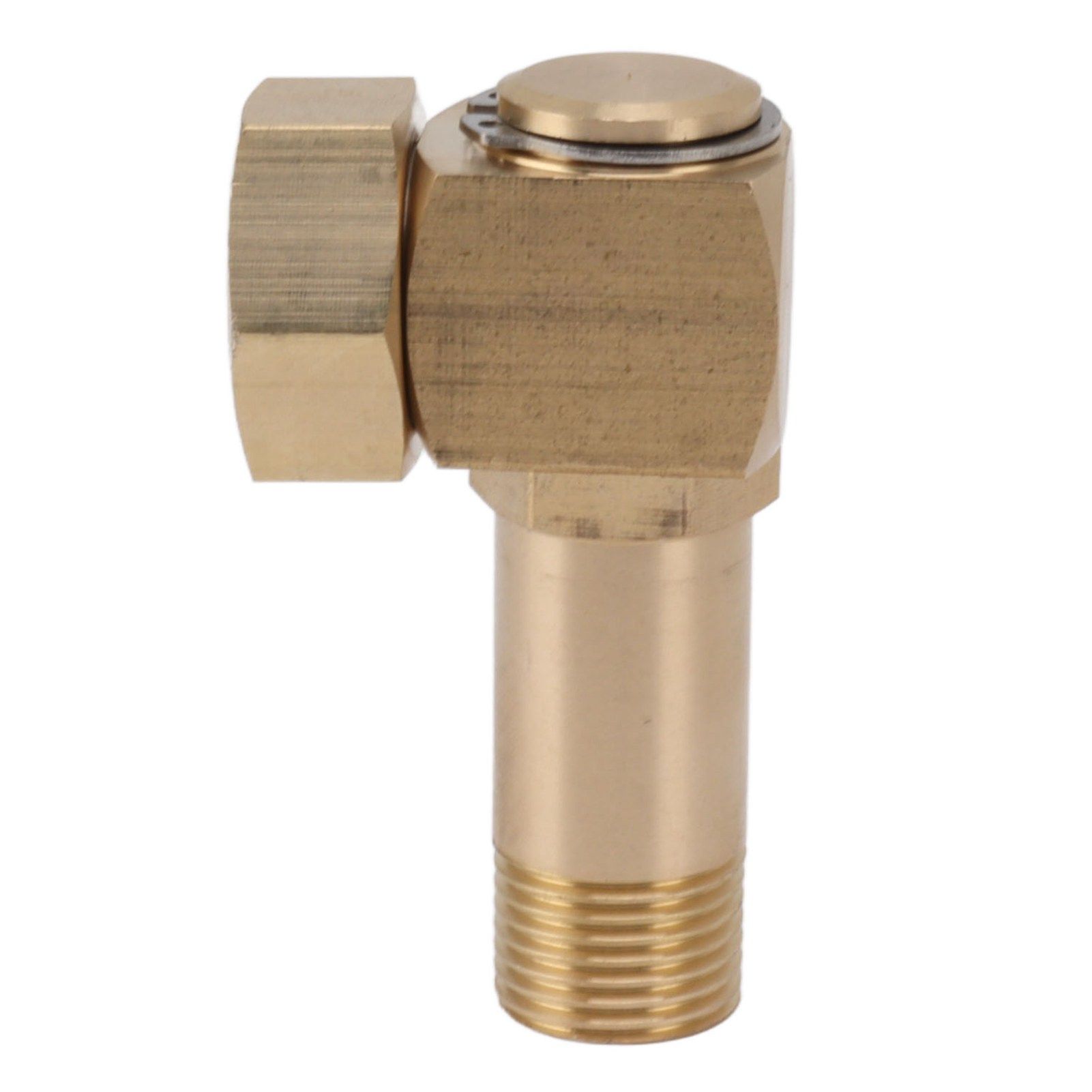 Garden Hose Adapter G1/2 High Hardness Brass Hose Elbow Connector for Replacement - Image 3
