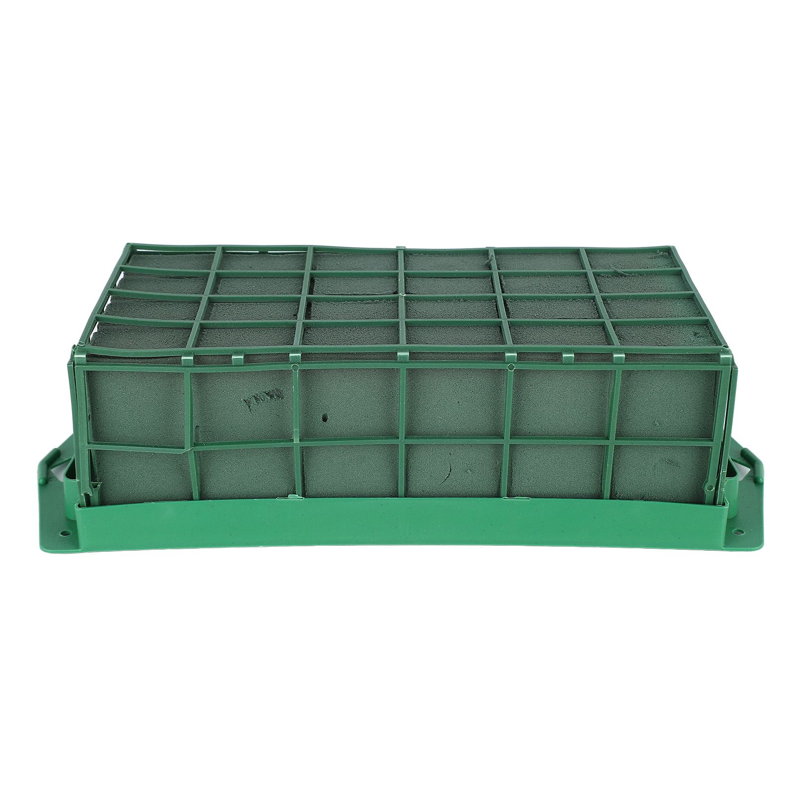 Floral Foam Cage Rectangle Flower Cage Holder Floral Foam with Holder Grid for Fresh Flowers Wedding Party Decoration - Image 1
