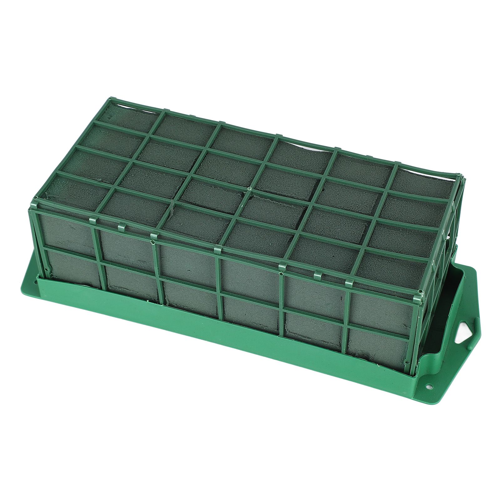 Floral Foam Cage Rectangle Flower Cage Holder Floral Foam with Holder Grid for Fresh Flowers Wedding Party Decoration - Image 2