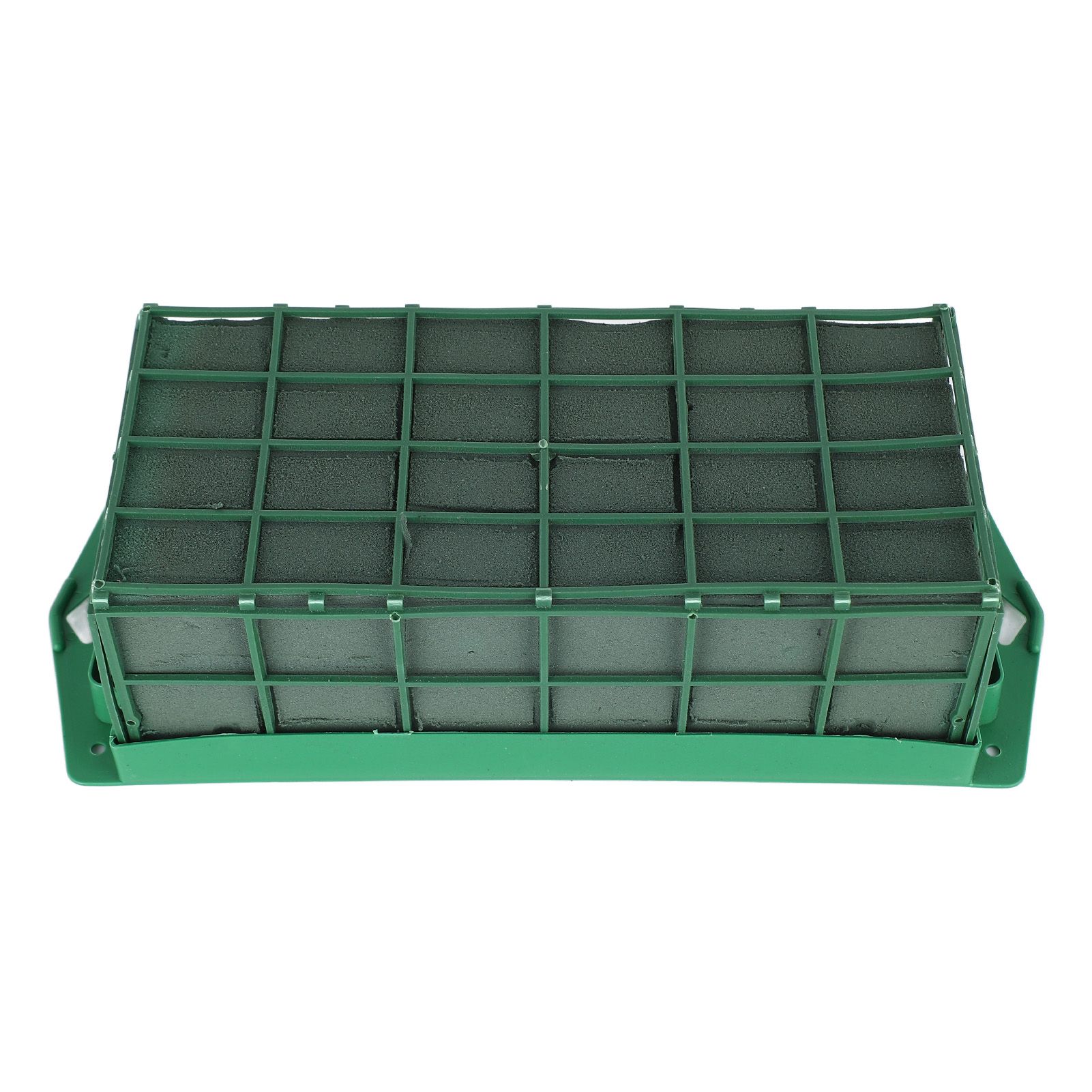 Floral Foam Cage Rectangle Flower Cage Holder Floral Foam with Holder Grid for Fresh Flowers Wedding Party Decoration - Image 3